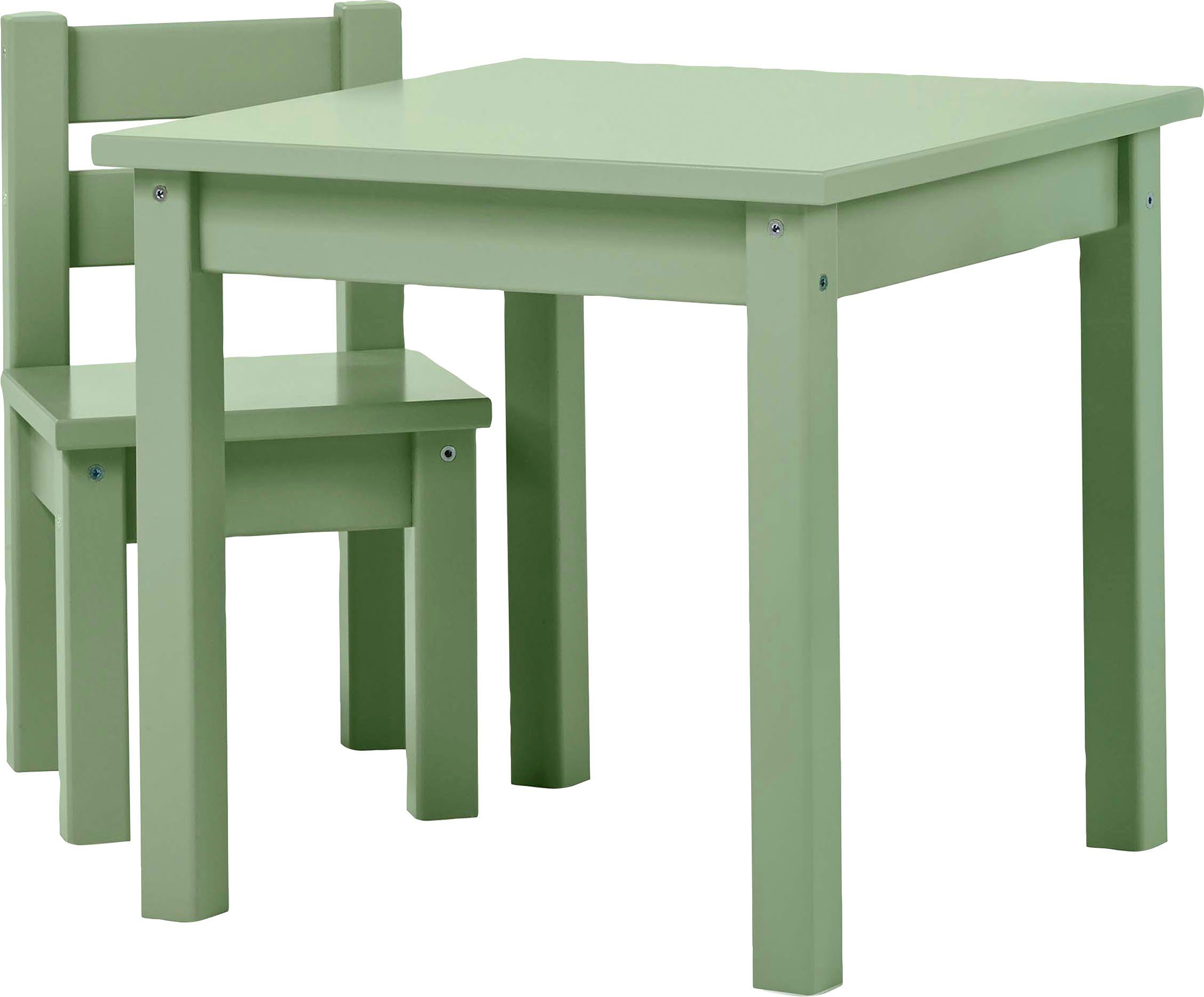 Hoppekids Kinderzithoek MADS kinderzithoek in vele kleuren, met een stoel (set, 2-delig)