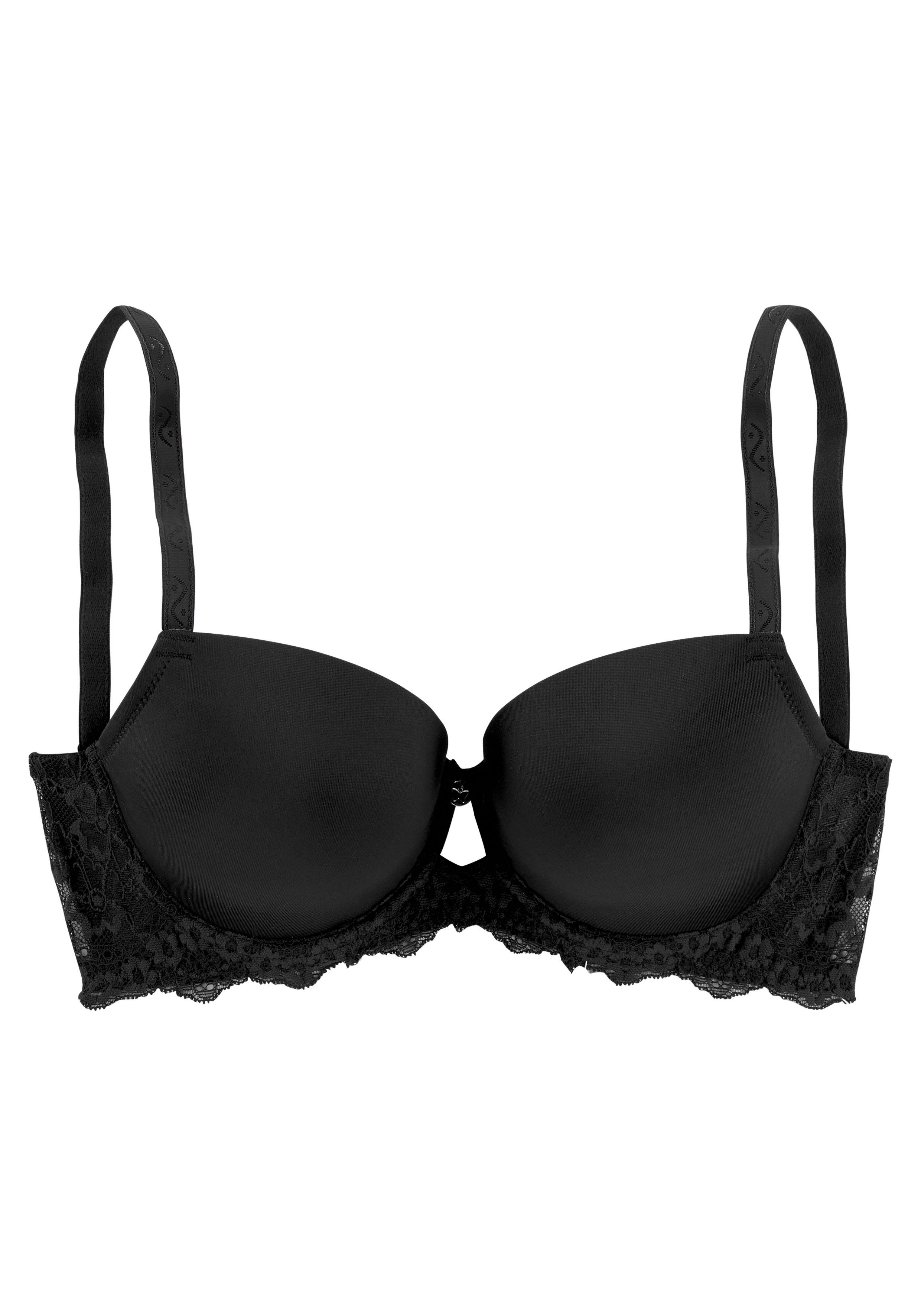 Lascana Bh met steuncups met naadloze cups en leuke kanten achterkant, dessous