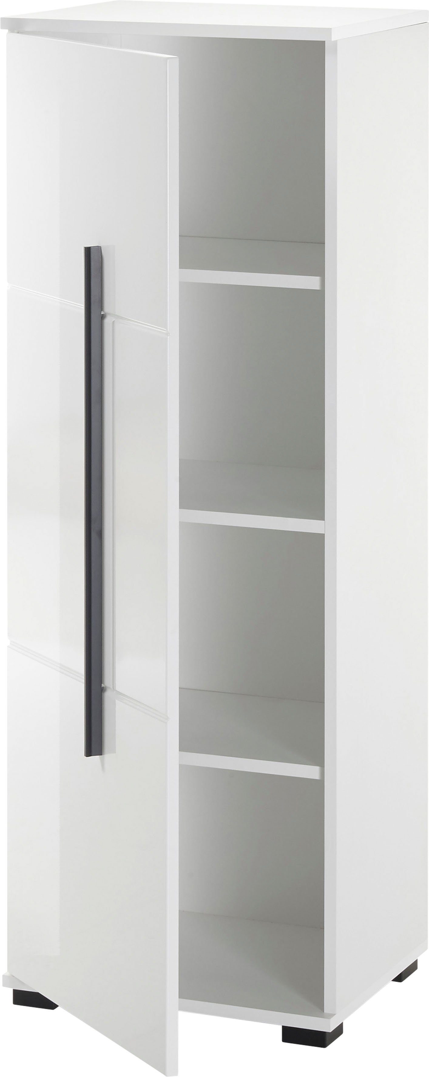 INOSIGN Halfhoge kast Cantara, badkamerkast in hoogglans wit, kast in modern ontwerp