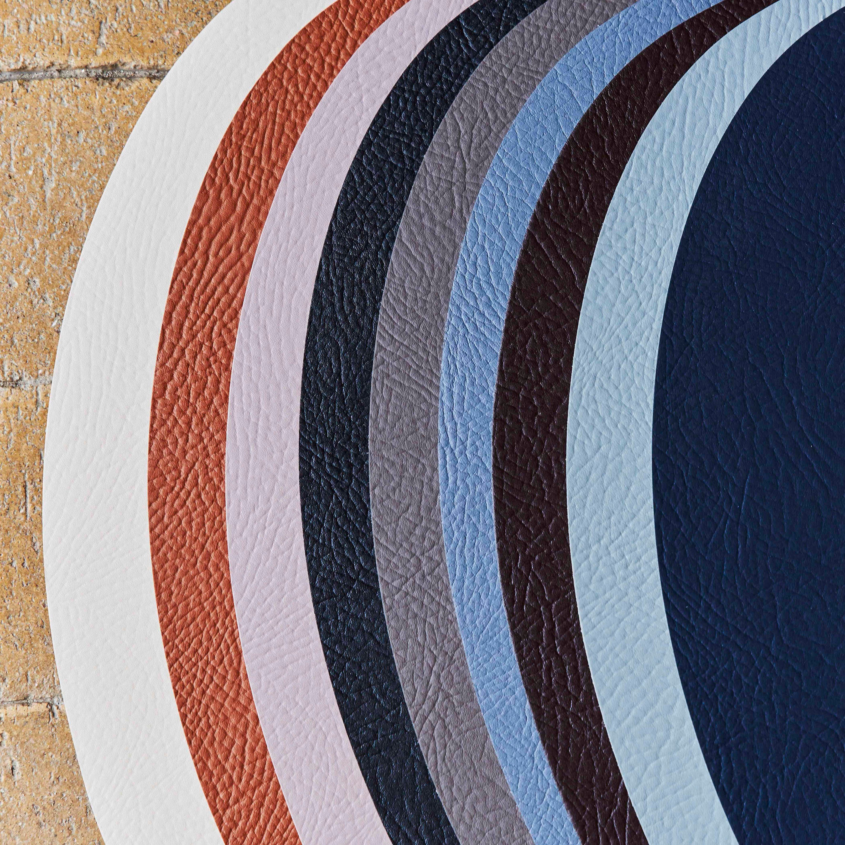 aida RAW Set placemats Buffallo 95% gerecycled leer (set, 4 stuks)