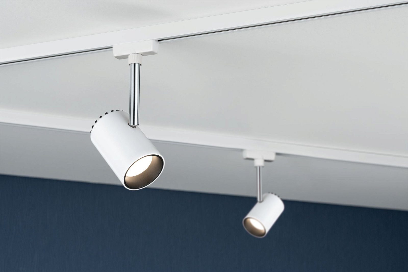 Paulmann Railsysteem-lampen URail rails spot shine enkelspot 225lm 4,9W 2700K 230V chroom mat (1-delig)