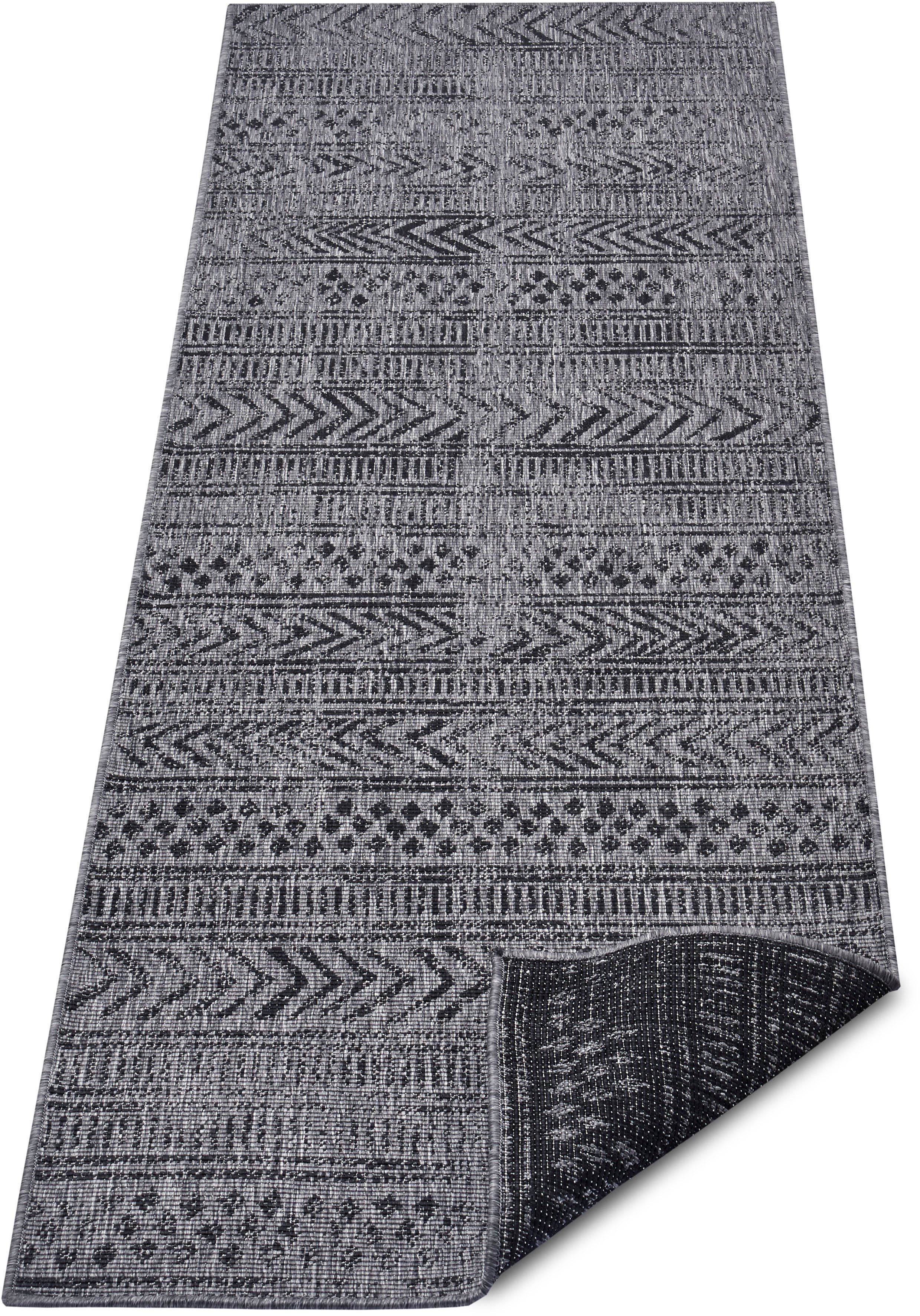 NORTHRUGS Vloerkleed BIRI tweezijdig te gebruiken kleed Binnen- en buitengebruik, weerbestendig, balkon, loper, woonkamer, waterbestendig, boho