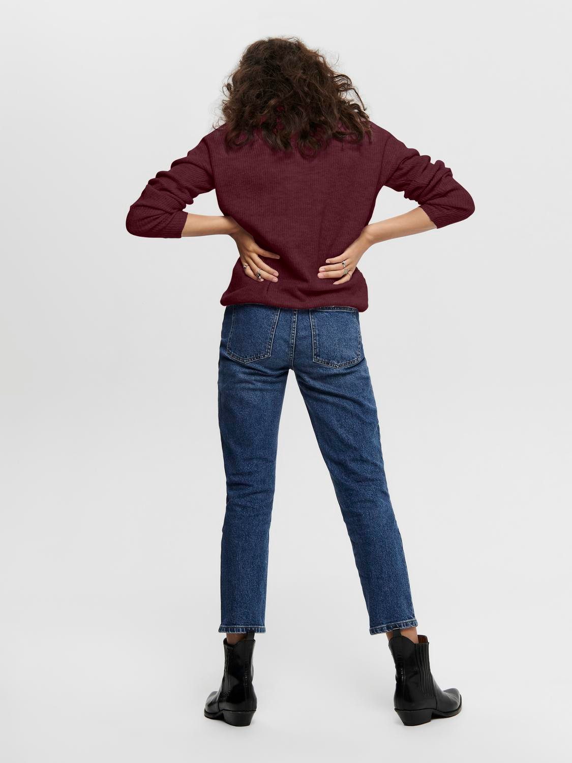 Only Trui met V-hals ONLCAMILLA V-NECK L S PULLOVER KNT NOOS