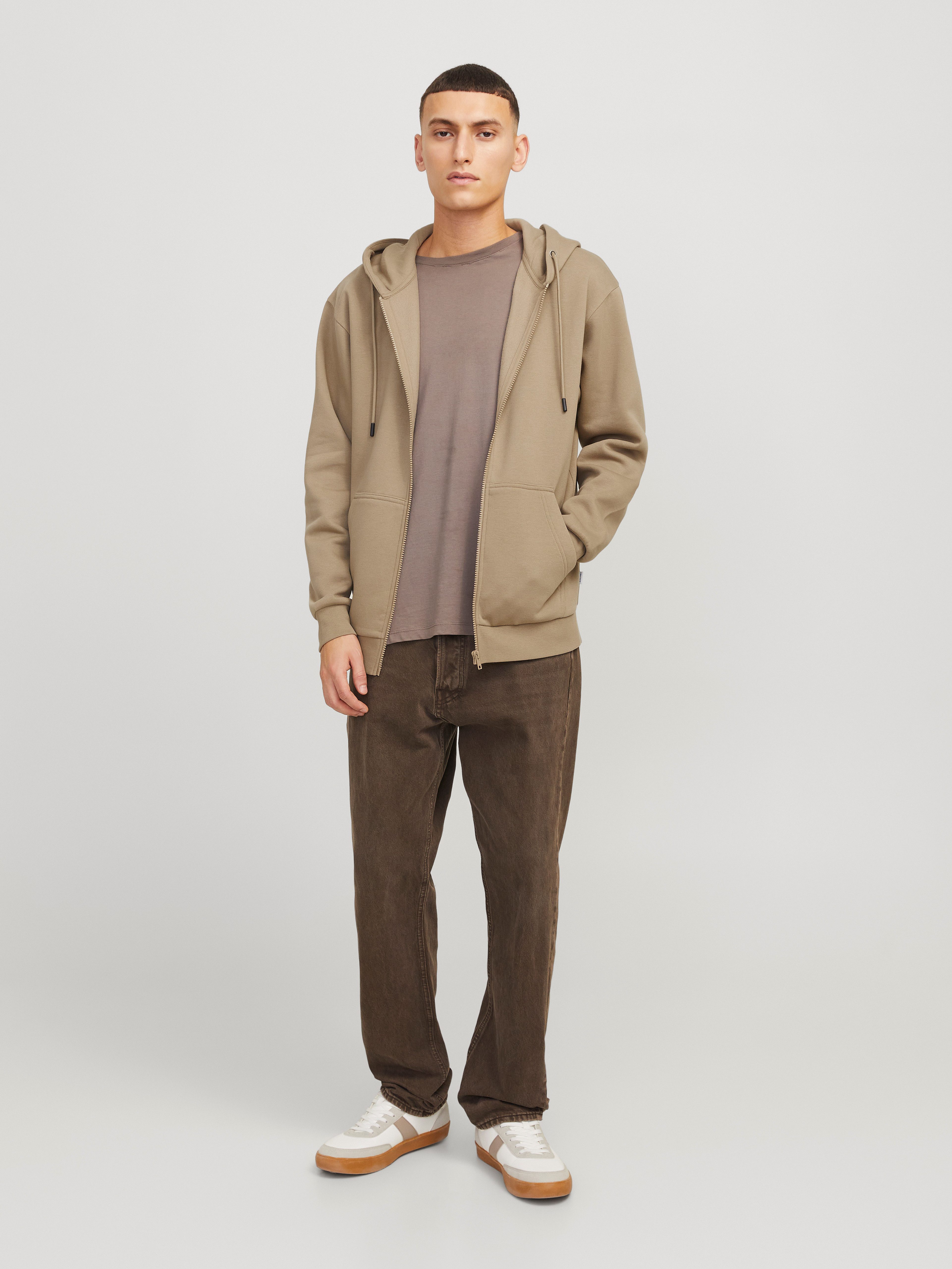 Jack & Jones Capuchonsweatvest JJEBRADLEY SWEAT ZIP HOOD NOOS