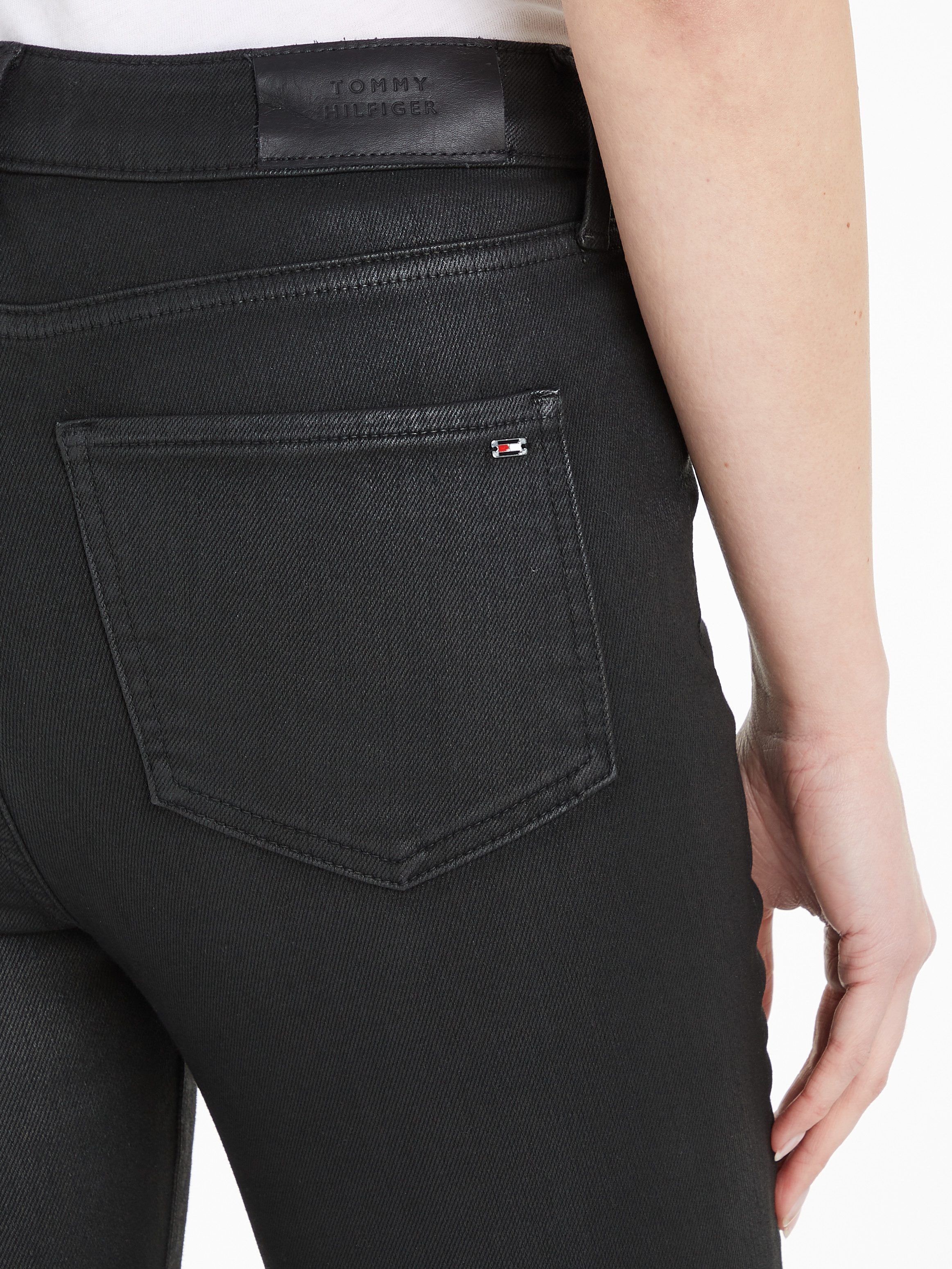 Tommy Hilfiger Skinny fit jeans HARLEM U SKINNY HW CAL met tommy hilfiger logo-badge