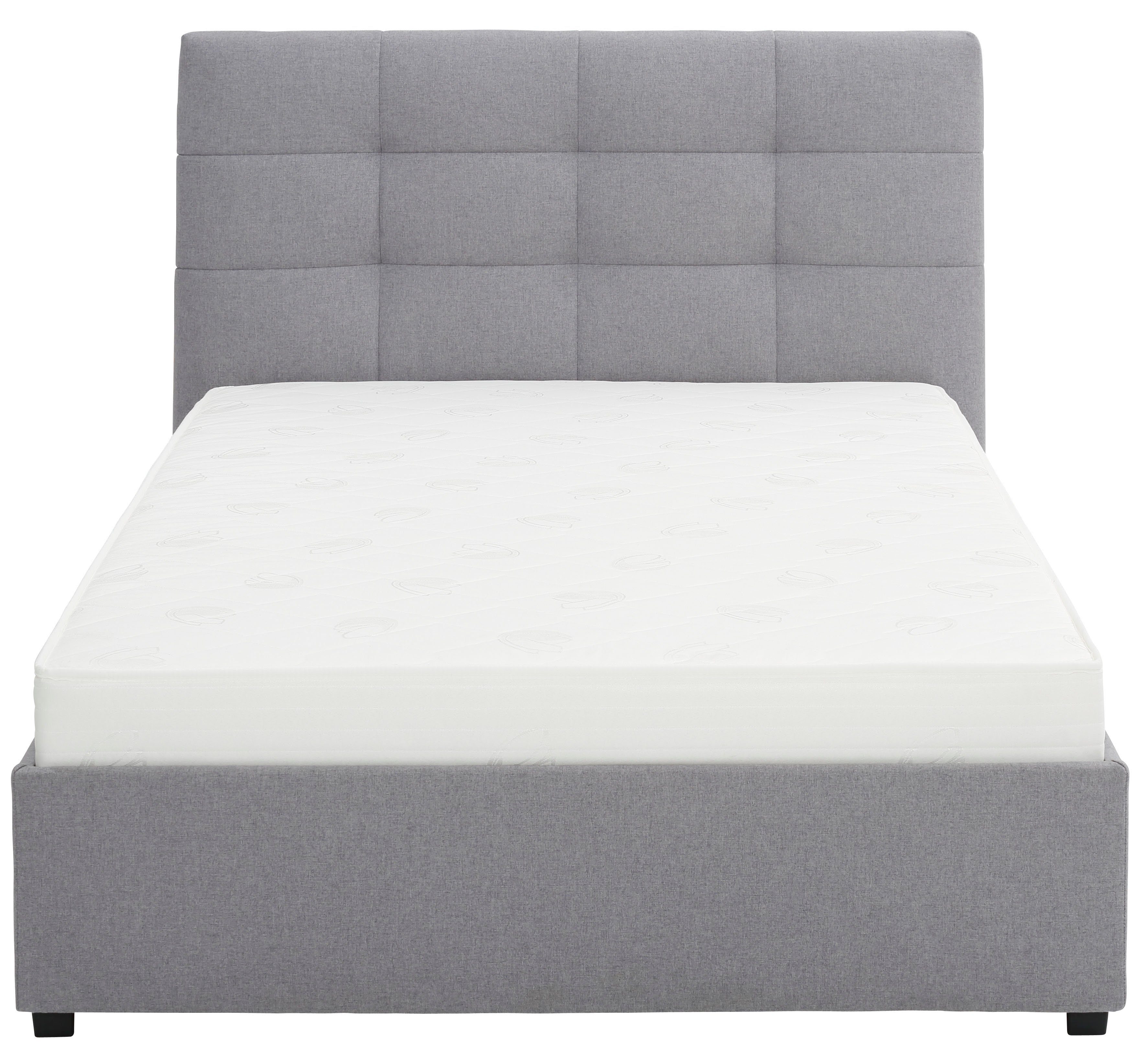 Lüttenhütt Gestoffeerd bed Endres met bedkist, naar keuze zonder matras/lattenbodem of incl. matras