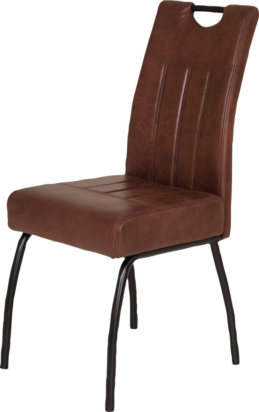 HELA Stoel met 4 poten Beate S met comfortabele binnenvering zitting (set, 2 stuks)