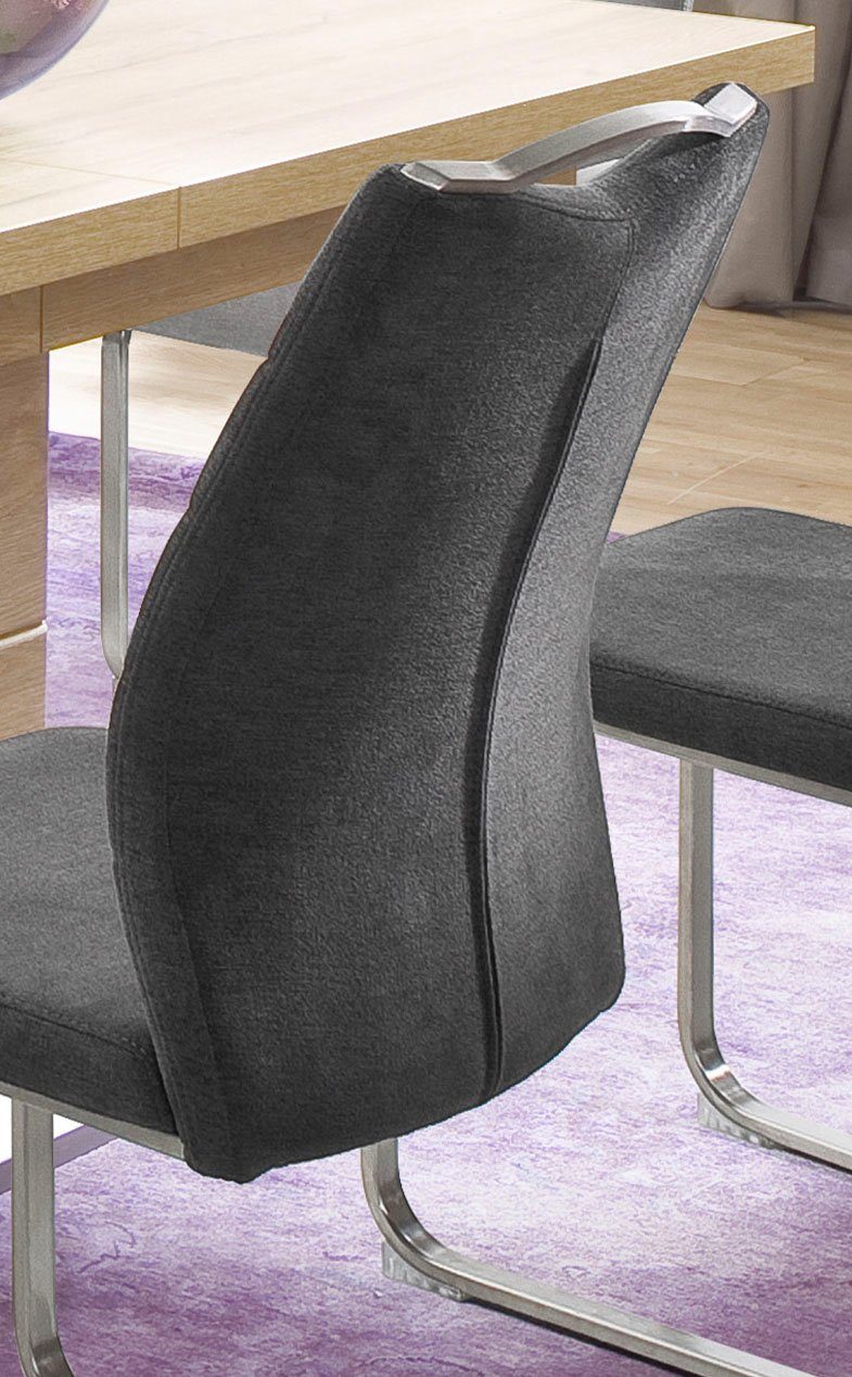 MCA furniture Vrijdragende stoel Ferrera (2-set), comfort zithoogte van ca. 48 cm, schommelstoelen met handgreep (2 stuks)