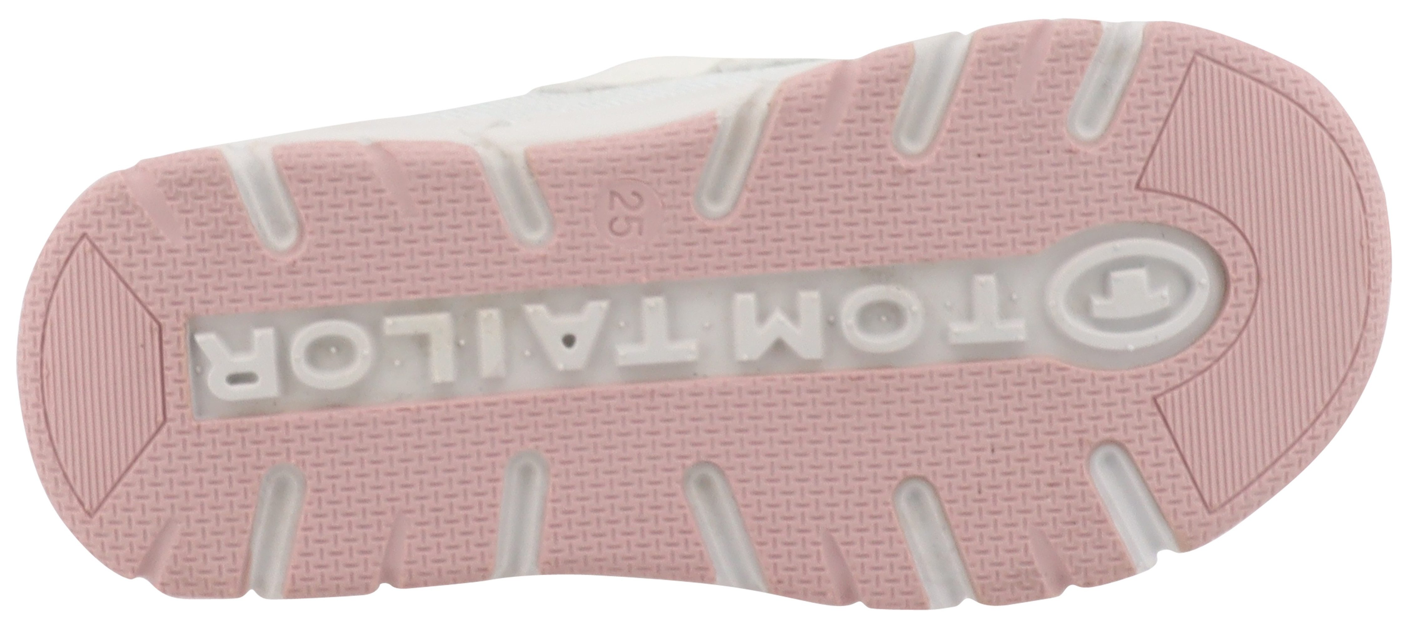 Tom Tailor Klittenbandschoenen , vrijetijdsschoen, lage schoen, sneaker met kleurrijke sterapplicatie