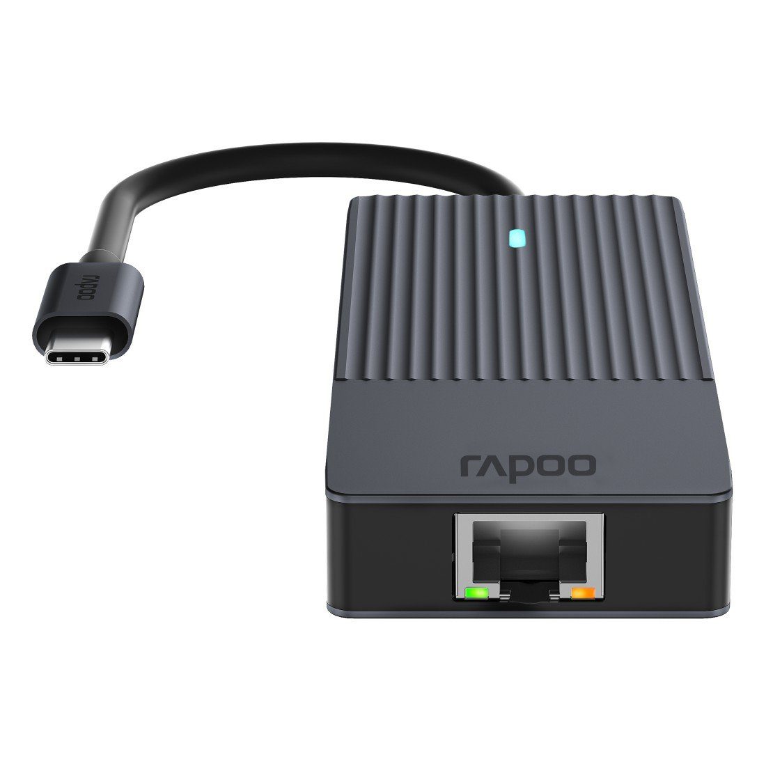 Rapoo USB-adapter UCM-2004 USB-C multiport adapter, 8in1, grijs