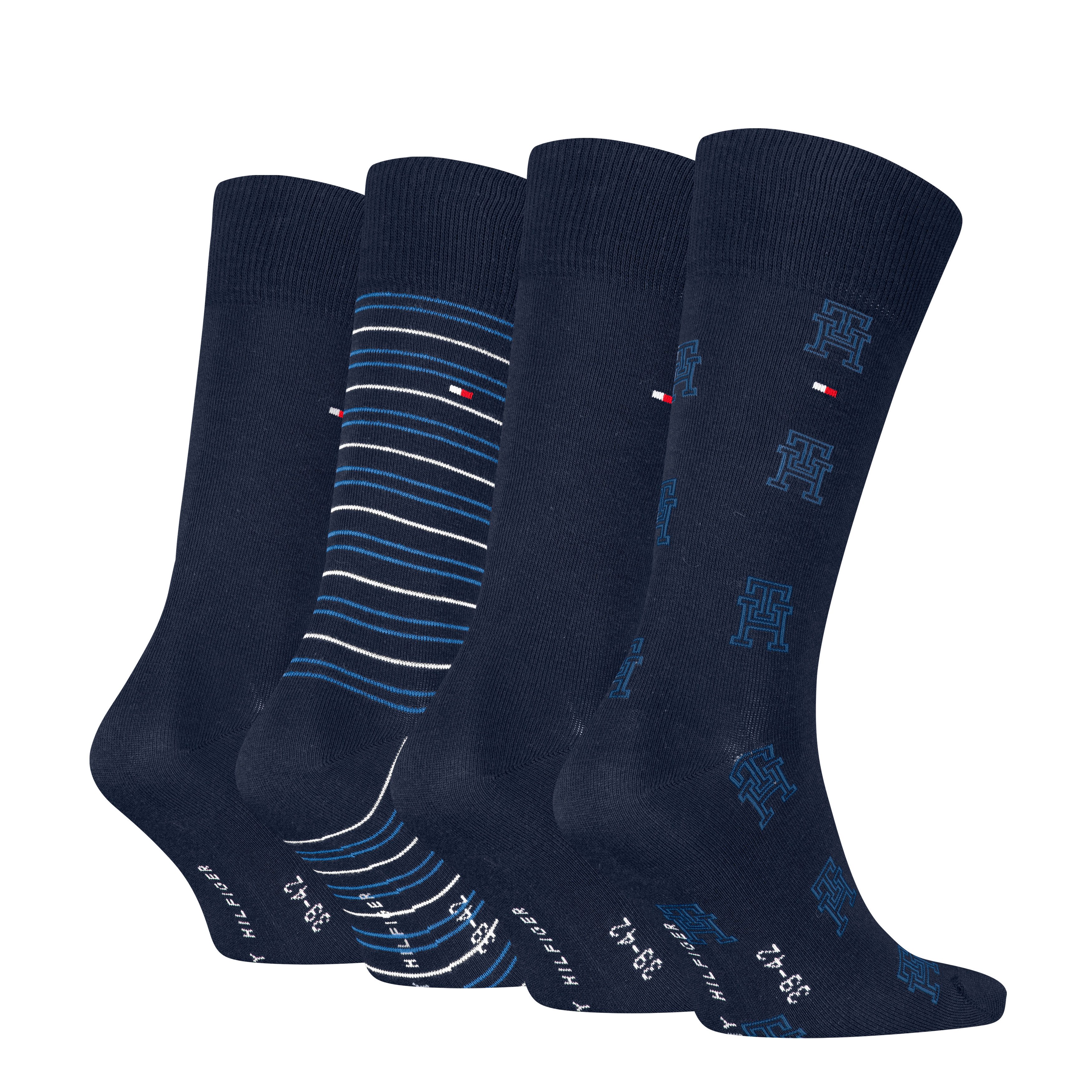 Tommy Hilfiger Sokken TH MEN SOCK 4P GIFTBOX met meerdere varianten in de verpakking (4 paar)