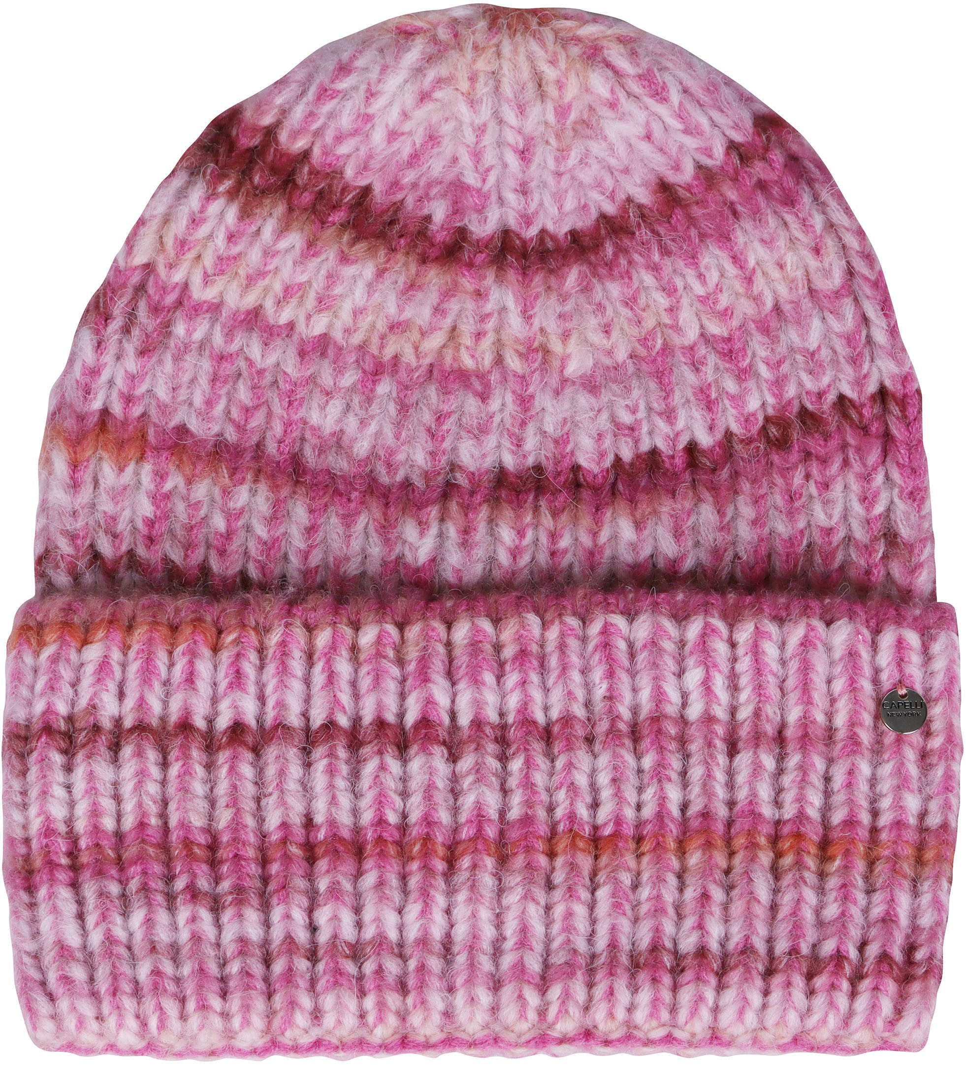 Capelli New York Beanie met levendige streeppatronen (set)