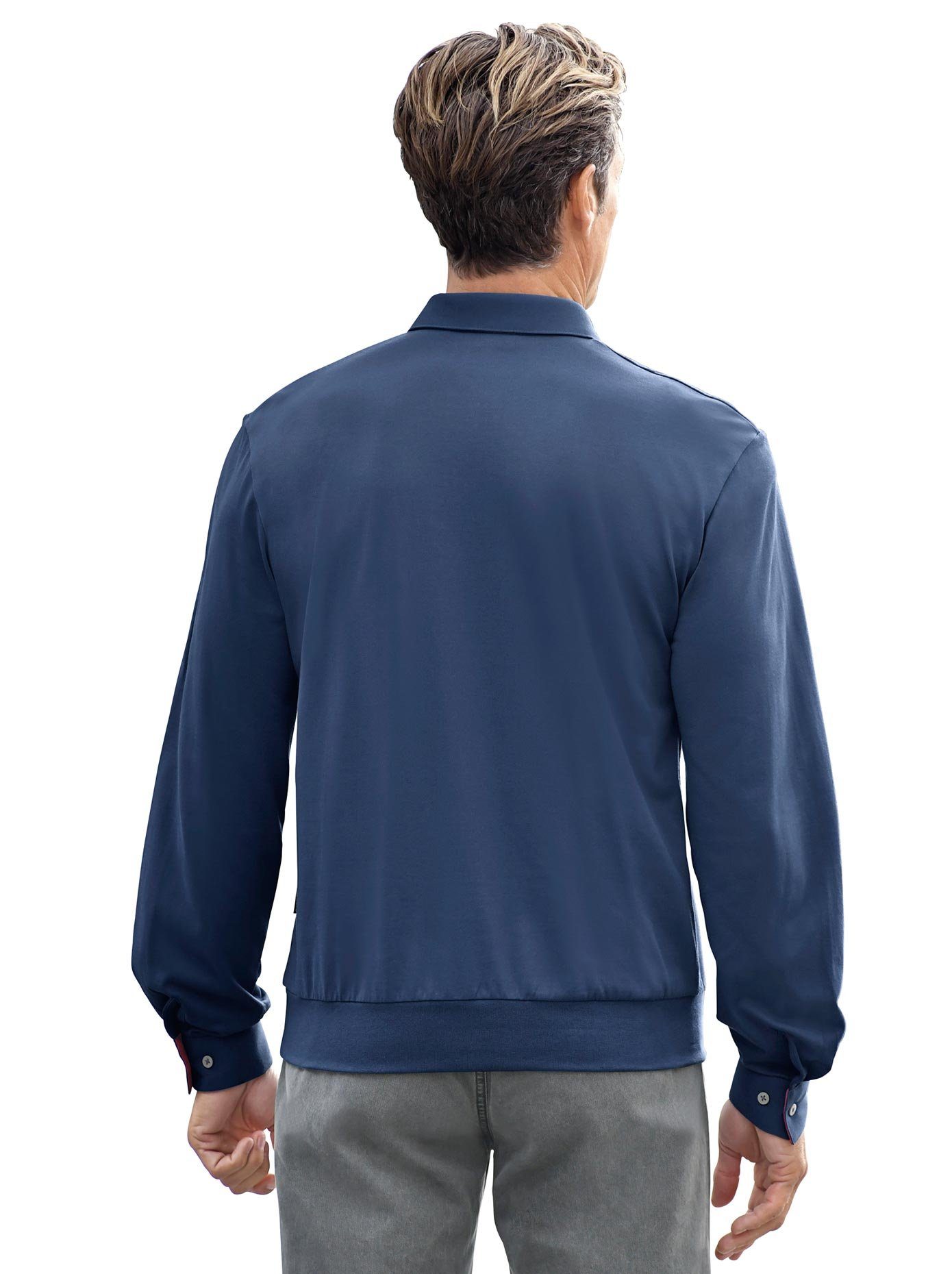 Classic Poloshirt met lange mouwen (1-delig)