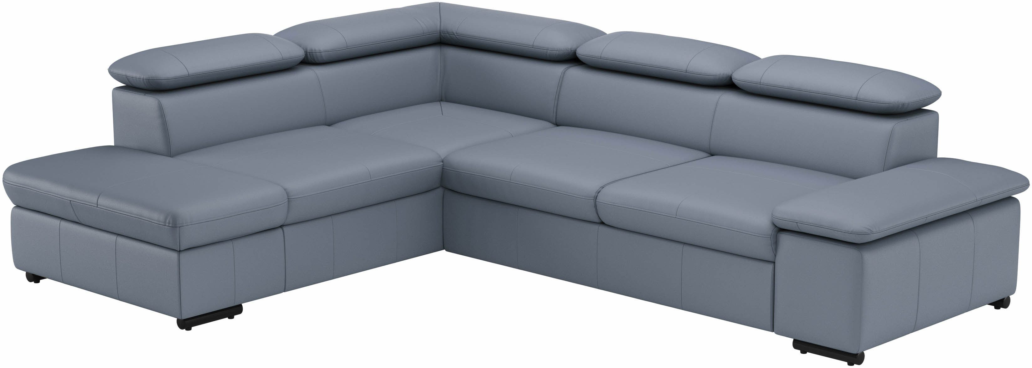 sit&more Hoekbank Alcudia L-vorm met armverstelling, optionele hoofdeindverstelling en bedfunctie