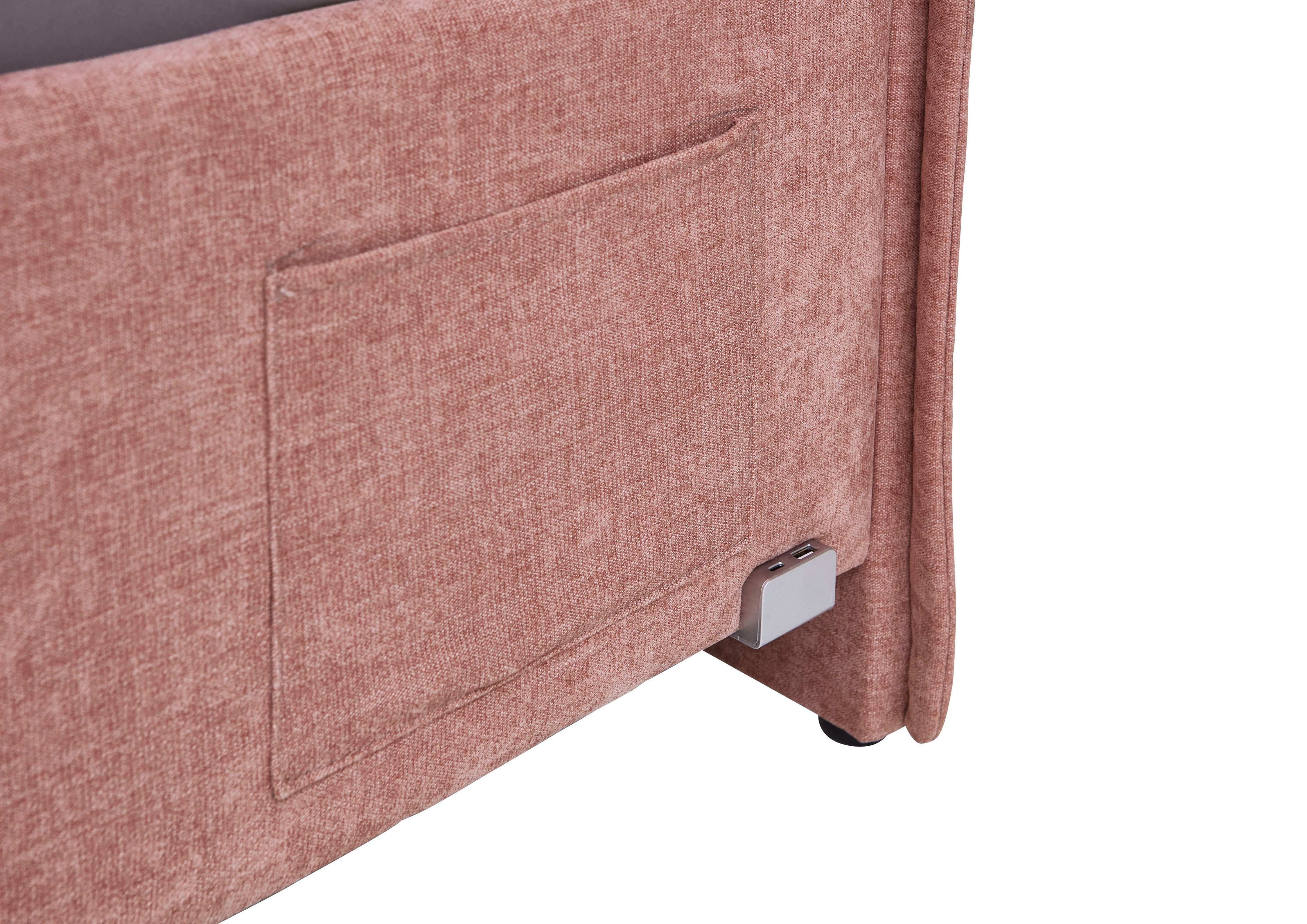 meise.möbel Kinderledikant Fun Bekleed bed naar keuze met bedkist, tienerbed inclusief USB-aansluiting
