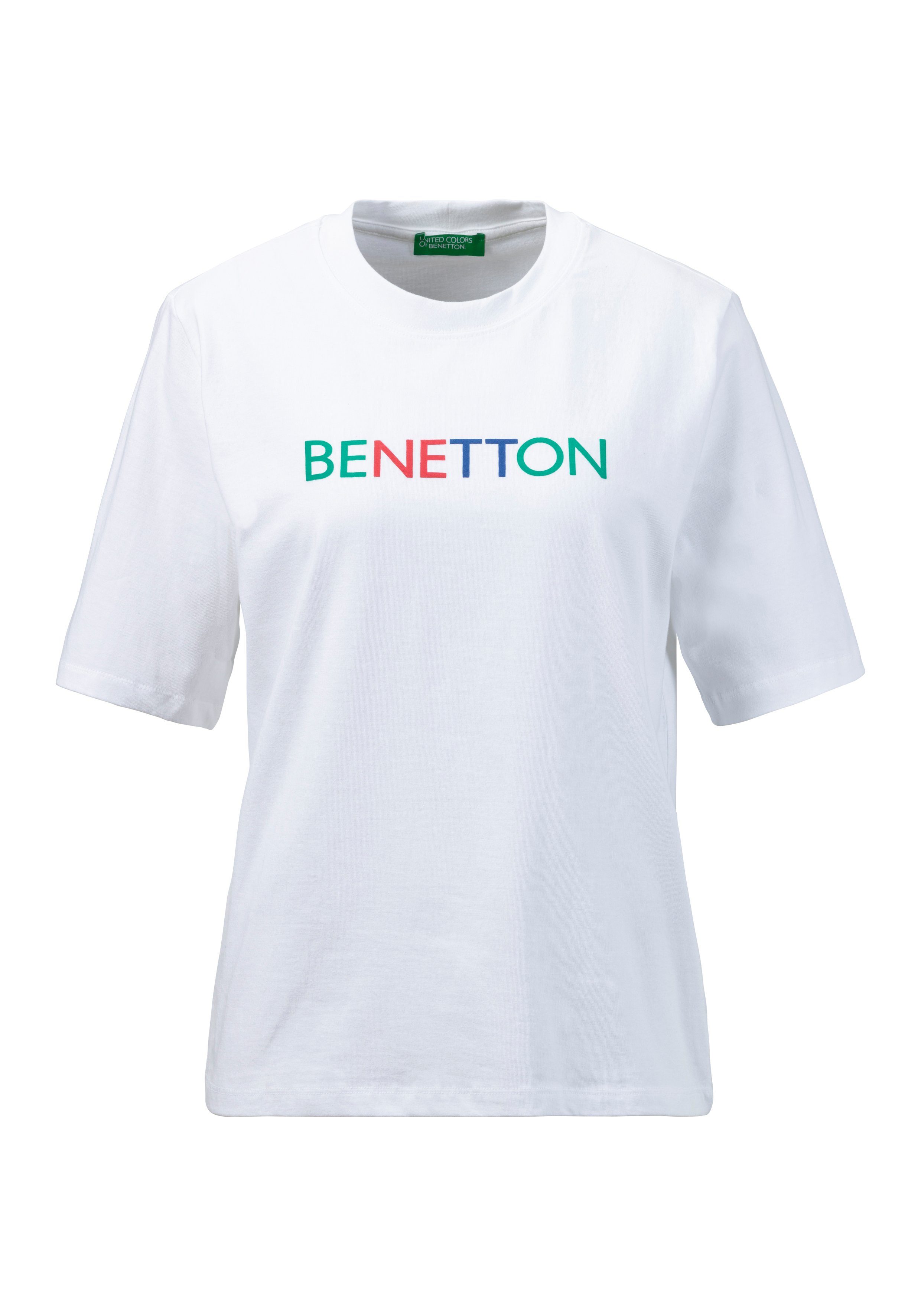 United Colors of Benetton T-shirt met een ronde hals