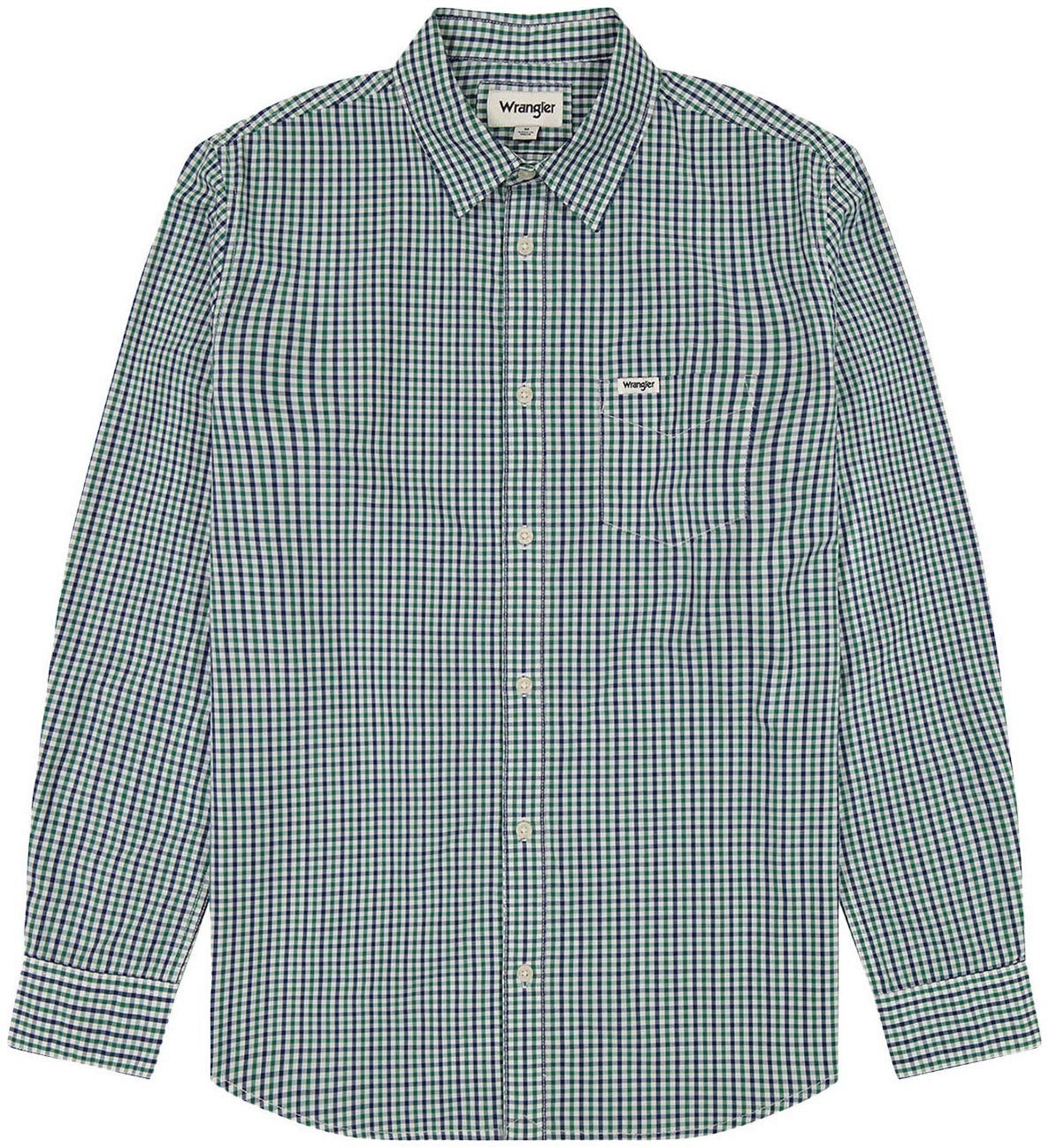 Wrangler Overhemd met lange mouwen LS 1 PKT SHIRT met geruit patroon