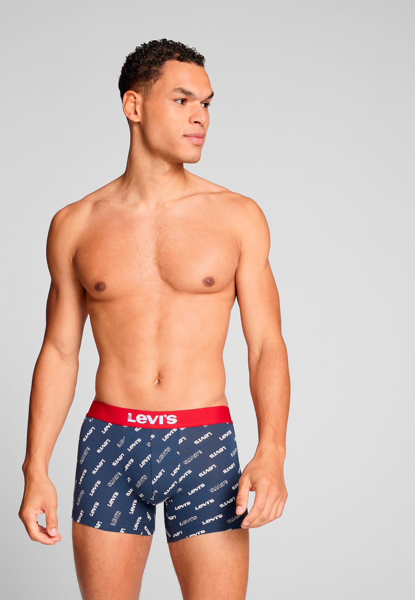 Levi's® Boxershort LEVIS MEN LOGO AOP BOXER BRIEF ORG CO 2P (Set van 2)