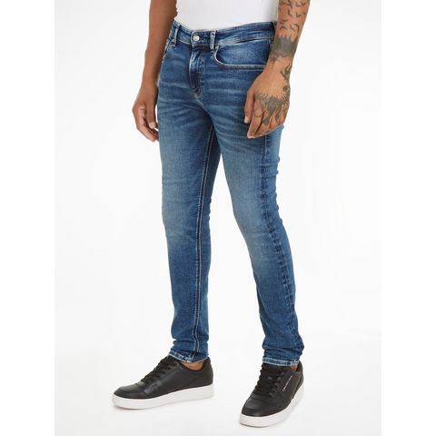 Calvin Klein Skinny fit jeans in een klassiek 5-pocketsmodel