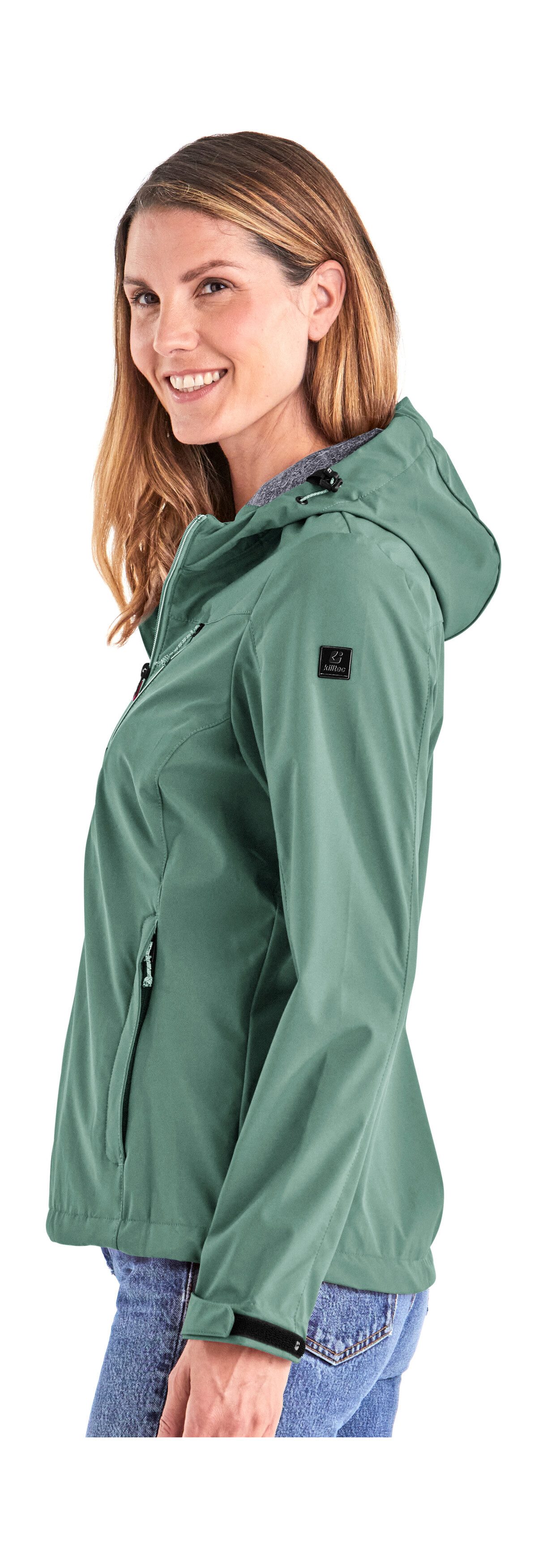 Killtec Softshell-jack KOS 89 WMN SFTSHLL JCKT Dames softshelljack: wind- en waterdicht, ademend