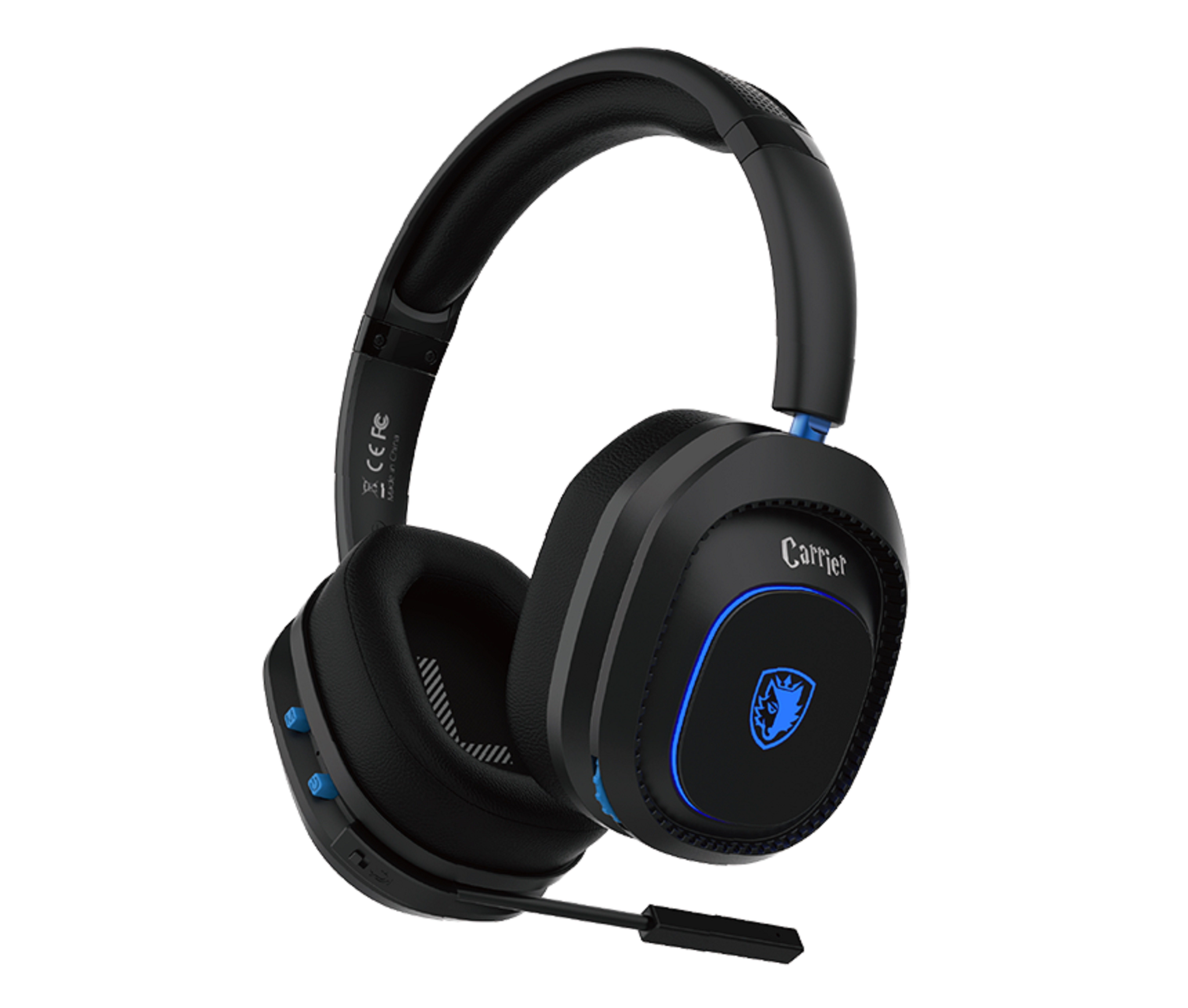 Sades Gaming-headset Carrier SA-203 draadloos, stereo, over ear, bluetooth 5.0, 2.4g, 3,5 mm