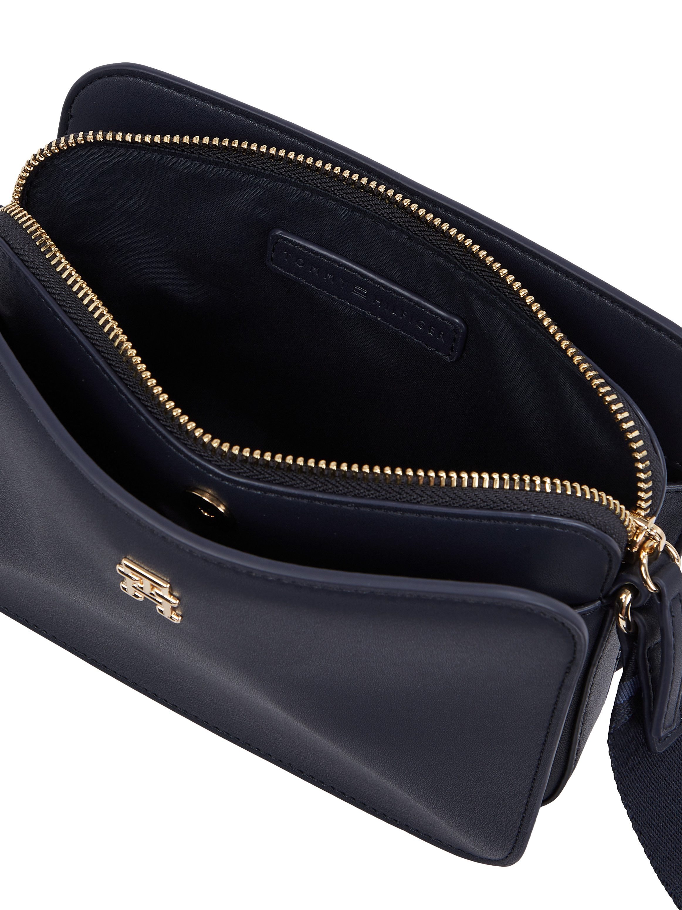 Tommy Hilfiger Camerazak TH LOGOTAPE CAMERA BAG , dames schoudertas, minibag, schoudertas met th-logo-embleem