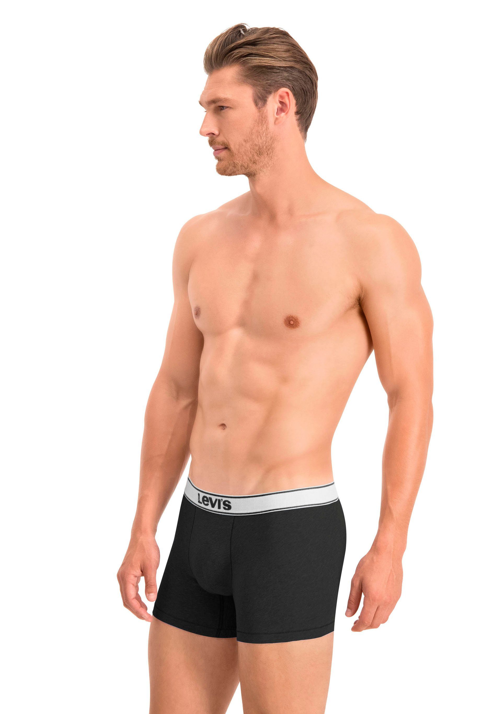 Levi's® Boxershort LEVIS MEN VNTG HTR BOXER BRIEF ORG CO 2P (2 stuks, Set van 2)