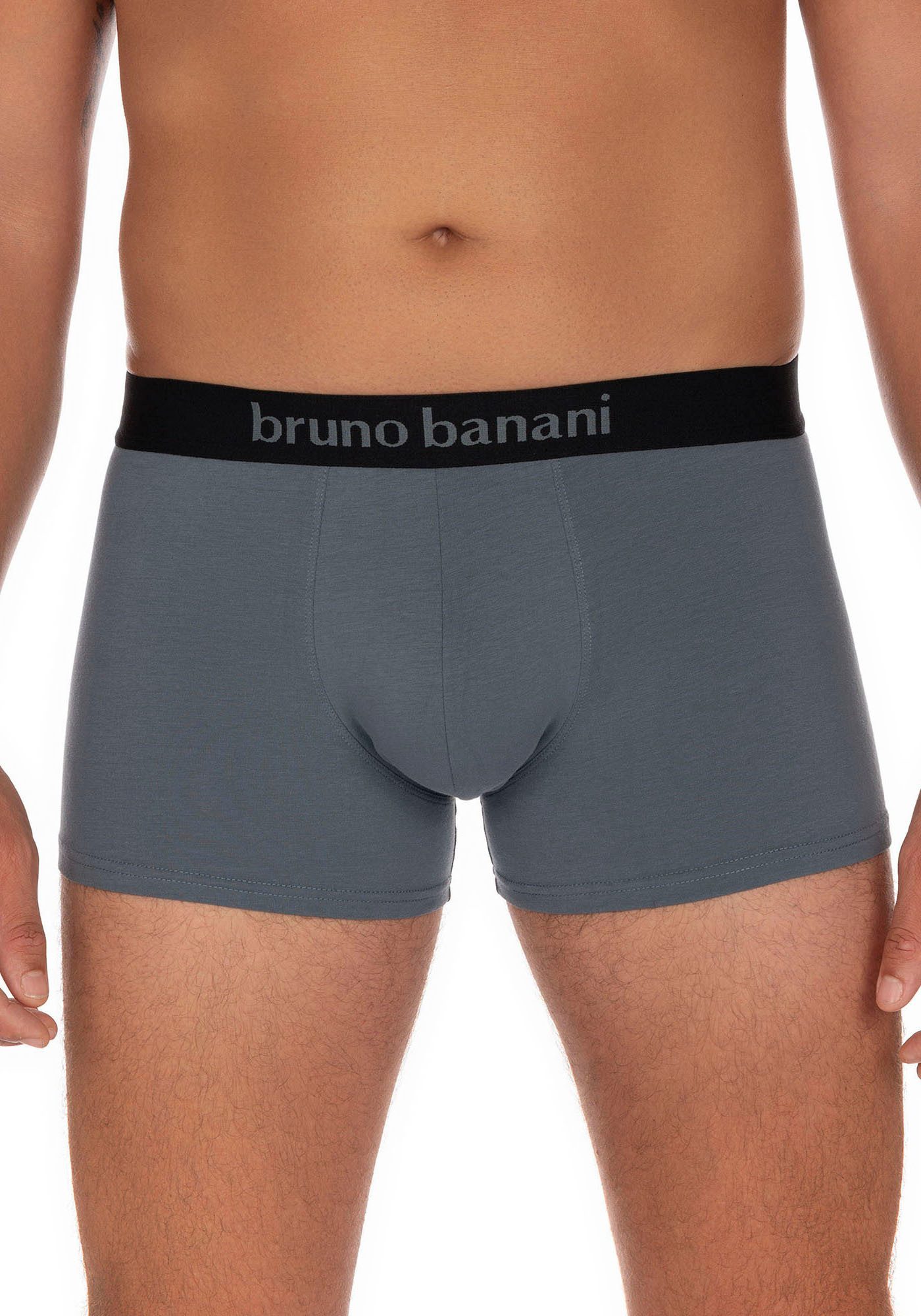 Bruno Banani Boxershort met contrasterend logo-tailleband (2 stuks, Set van 2)