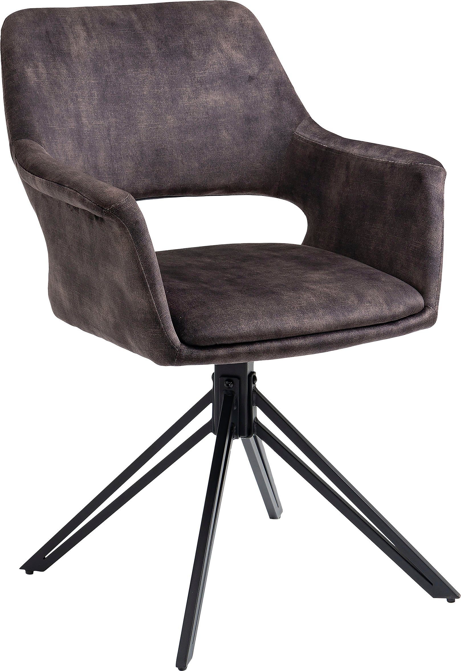 byLIVING Eetkamerstoel Estelle 360° draaibaar (set, 2 stuks)