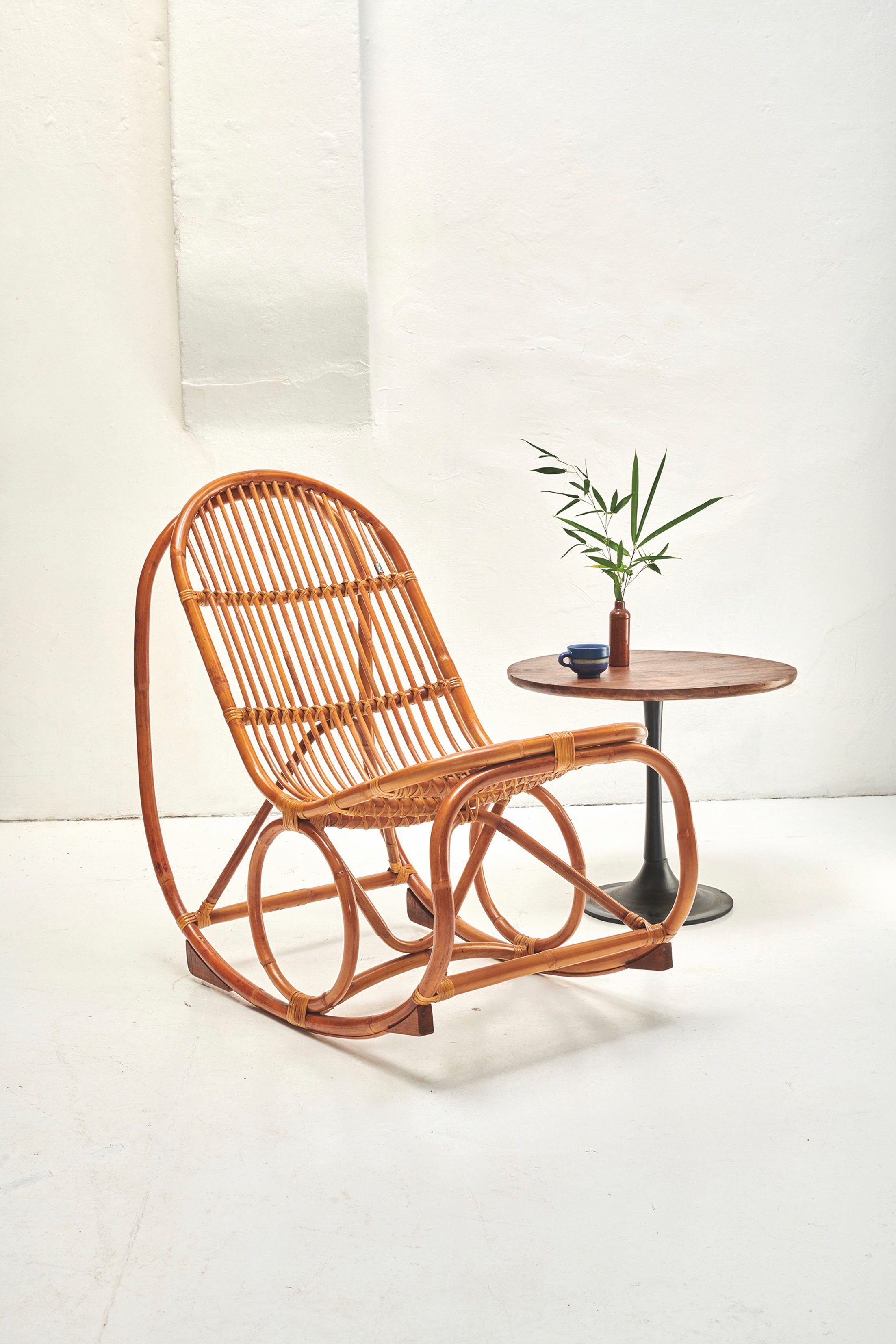 sit&more Schommelstoel met tom tailor metalen manchetten