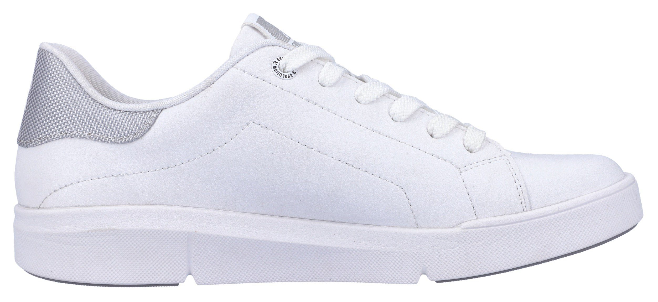 RIEKER Sport Sneakers in monochrome uitstraling, vrijetijdsschoen, lage schoen, veterschoen