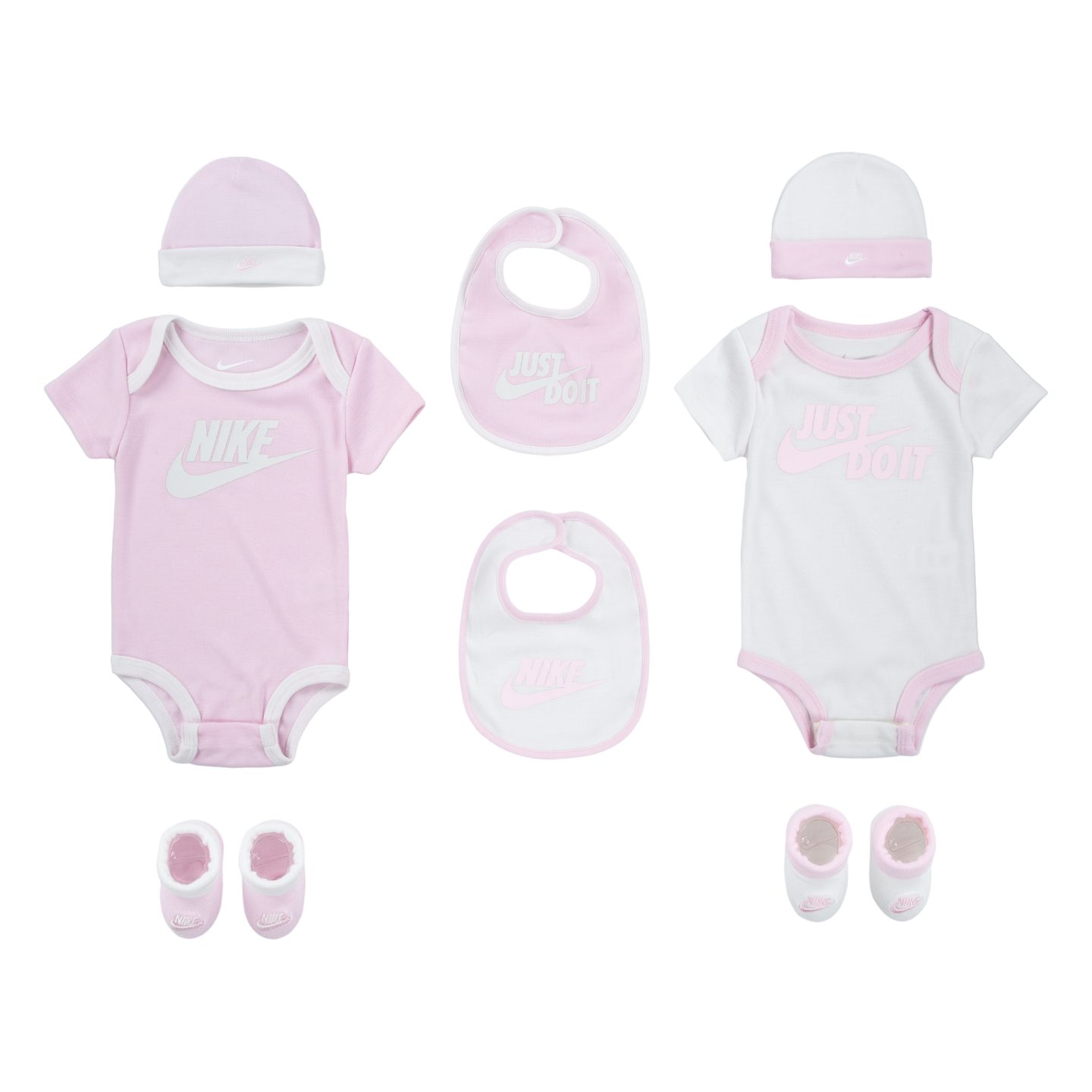 Nike Gift Set (8 Piece) unisex Baby Rompers & Sets lichtroze Maat 6M-12M Kleding