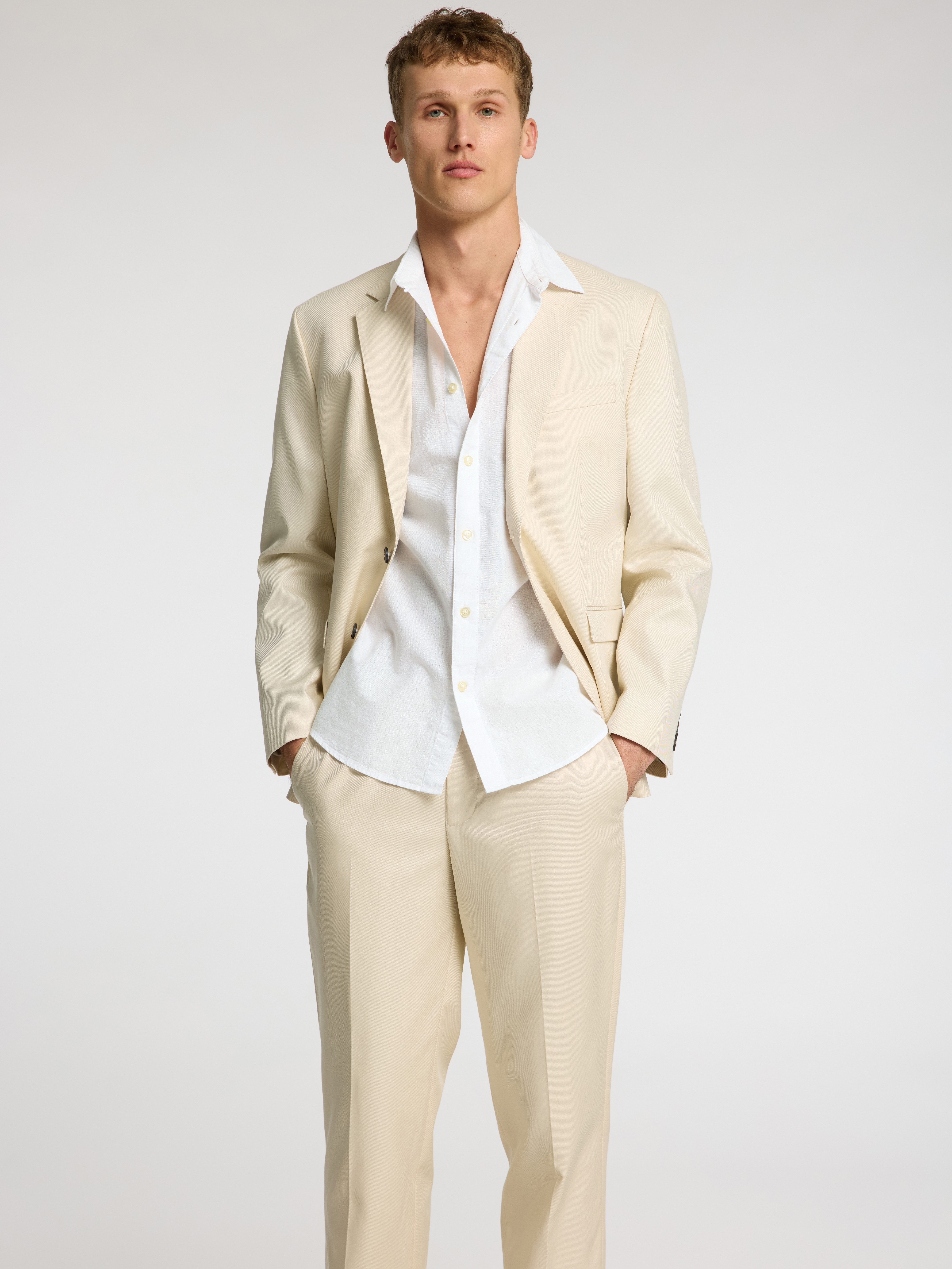 SELECTED HOMME Overhemd met korte mouwen SLHREG-SUN SHIRT SS NOOS