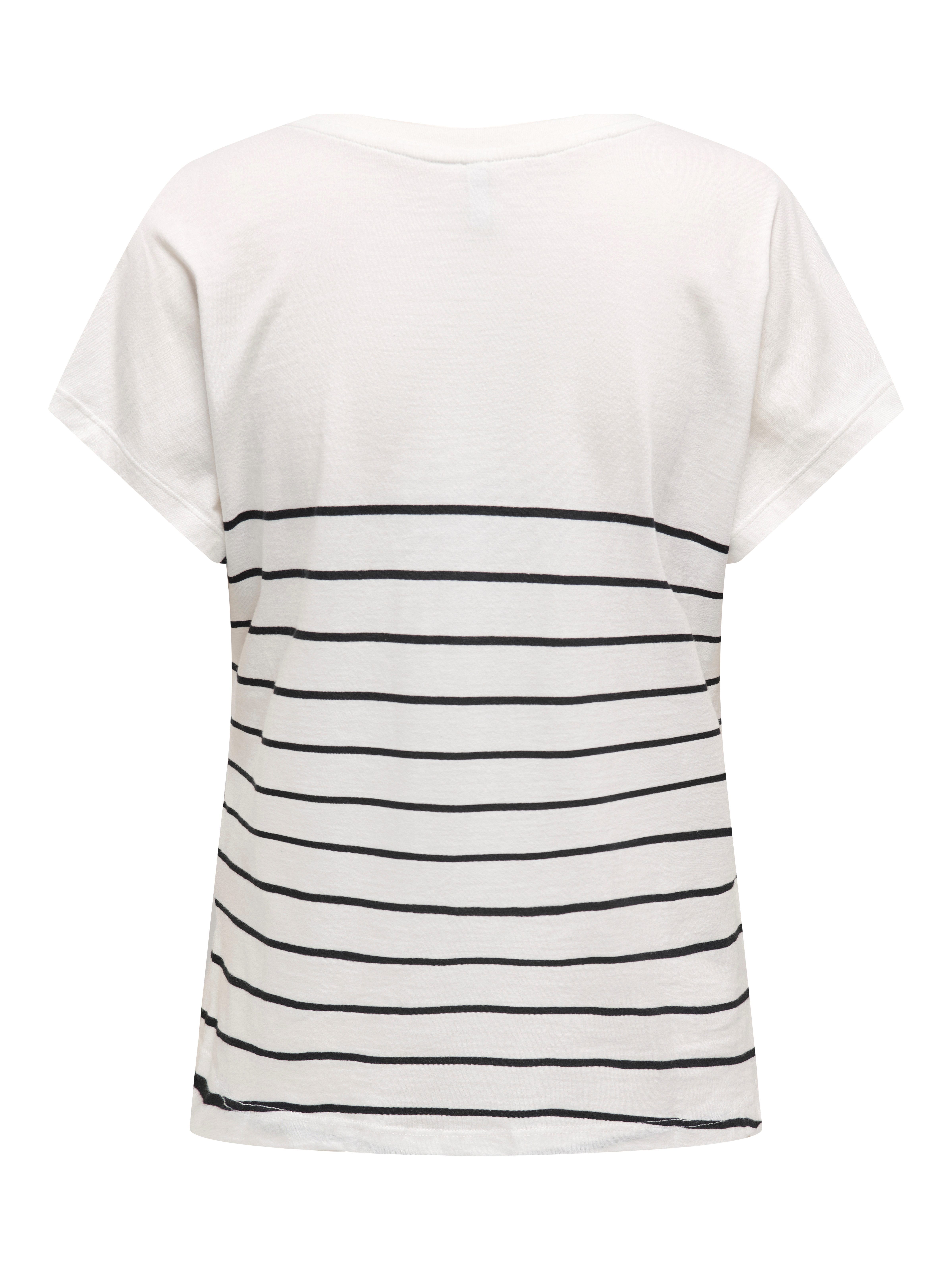 Only Shirt met korte mouwen ONLEMILY LIFE S/S HEART TOP CS JRS