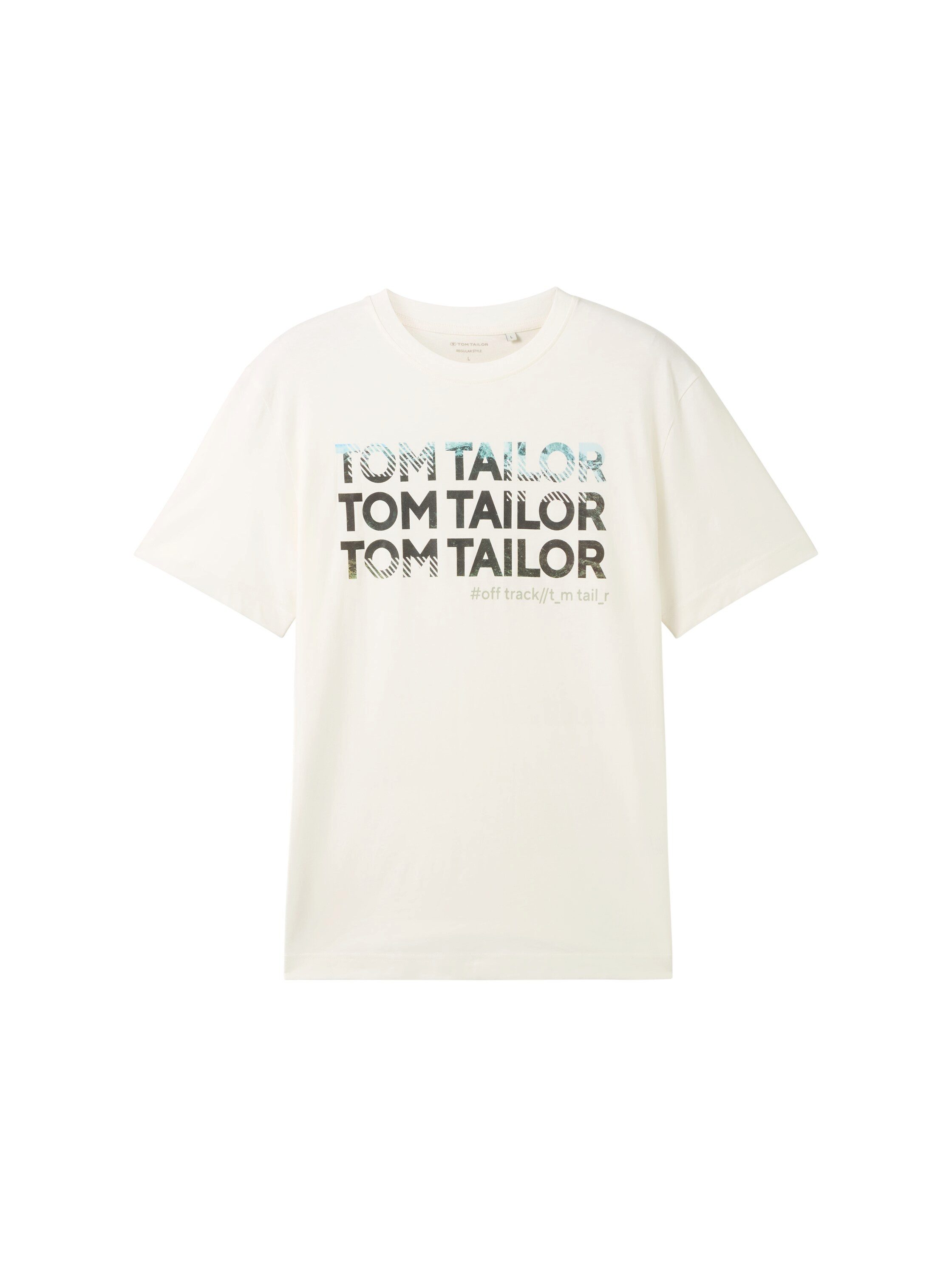 Tom Tailor Shirt met print met frontprint