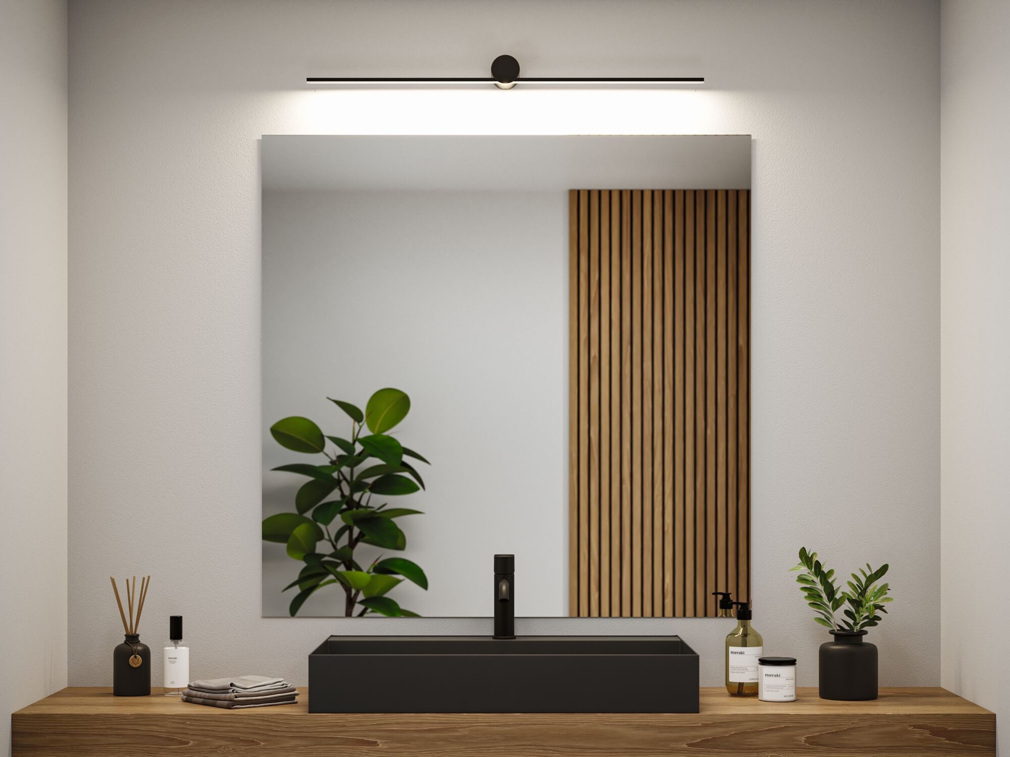 Paulmann Led-spiegellamp LED verlichtingspiegel Sava IP44 3000K 230V