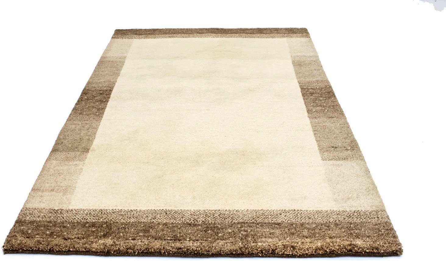 morgenland Wollen kleed Gabbeh-kleed met de hand geknoopt beige handgeknoopt