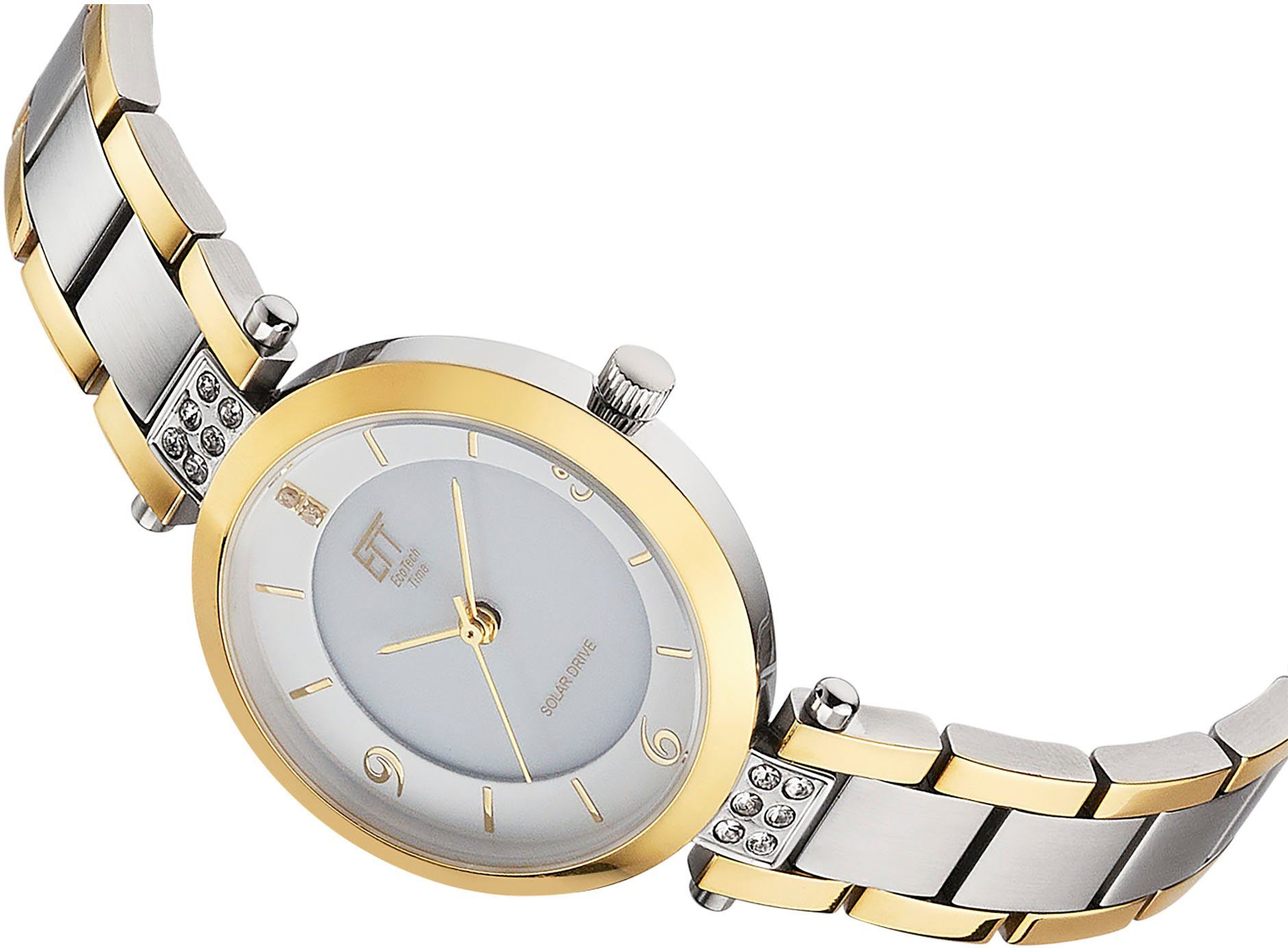 ETT Solarhorloge Solar Drive, ELS-12142-31M (set, 2-delig, Met riemverkorter)