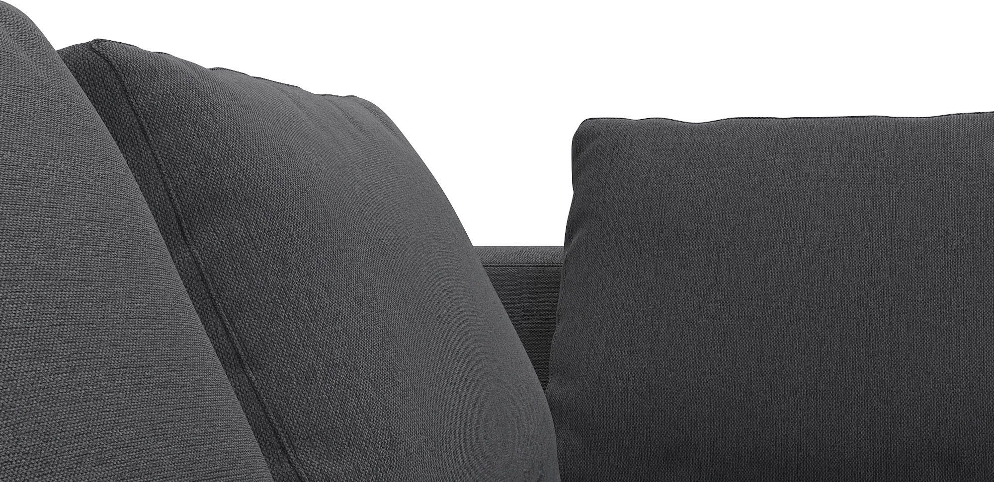 FLEXLUX Hoekbank Loano, supercomfortabel zitcomfort door koudschuim in de zitting moderne bank, vrij in de ruimte te plaatsen, losse kussens, l-vorm