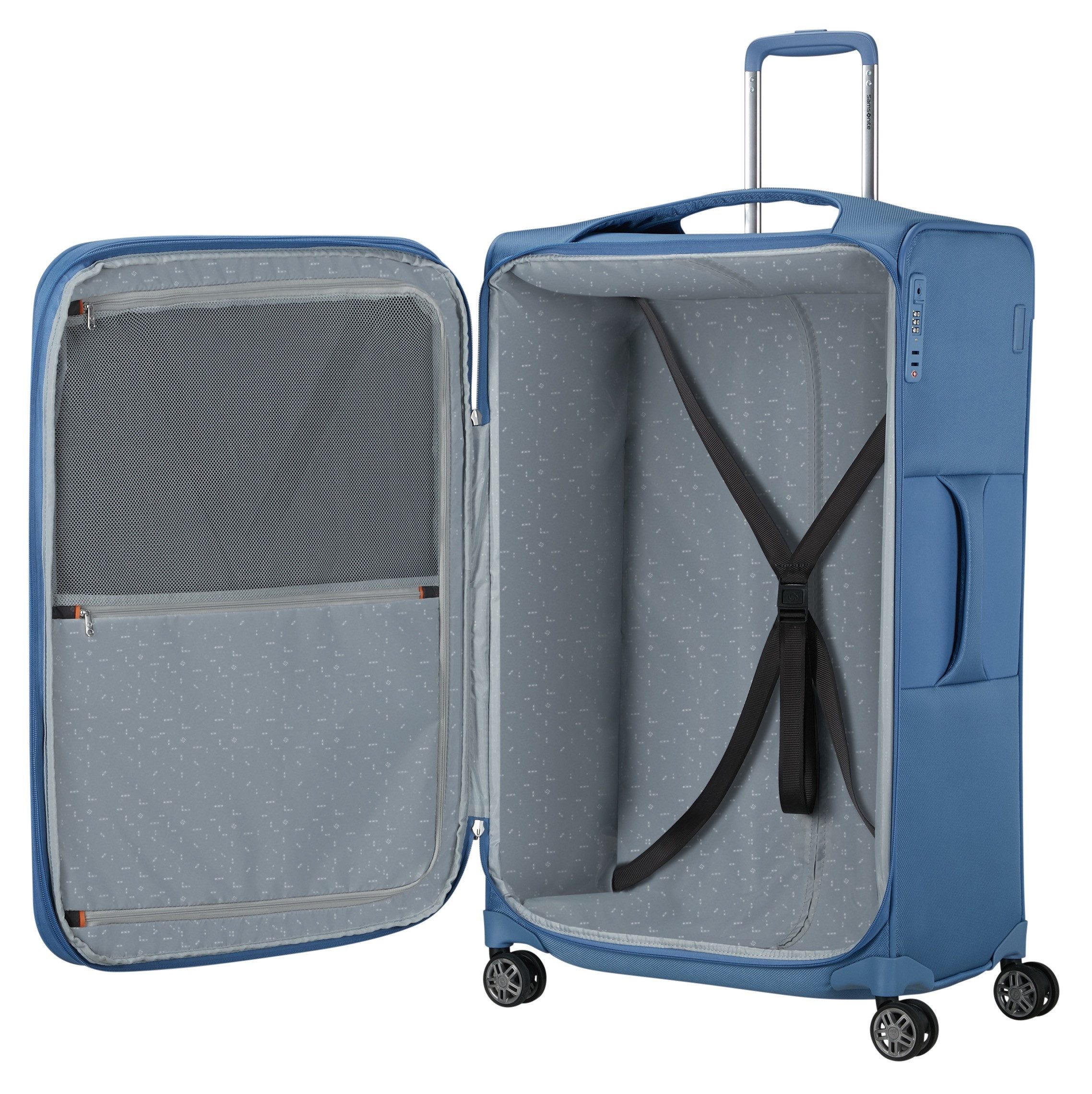 Samsonite Zachte bagage trolley RE-LITE, verschillende maten en kleuren (set, 2 stuks)