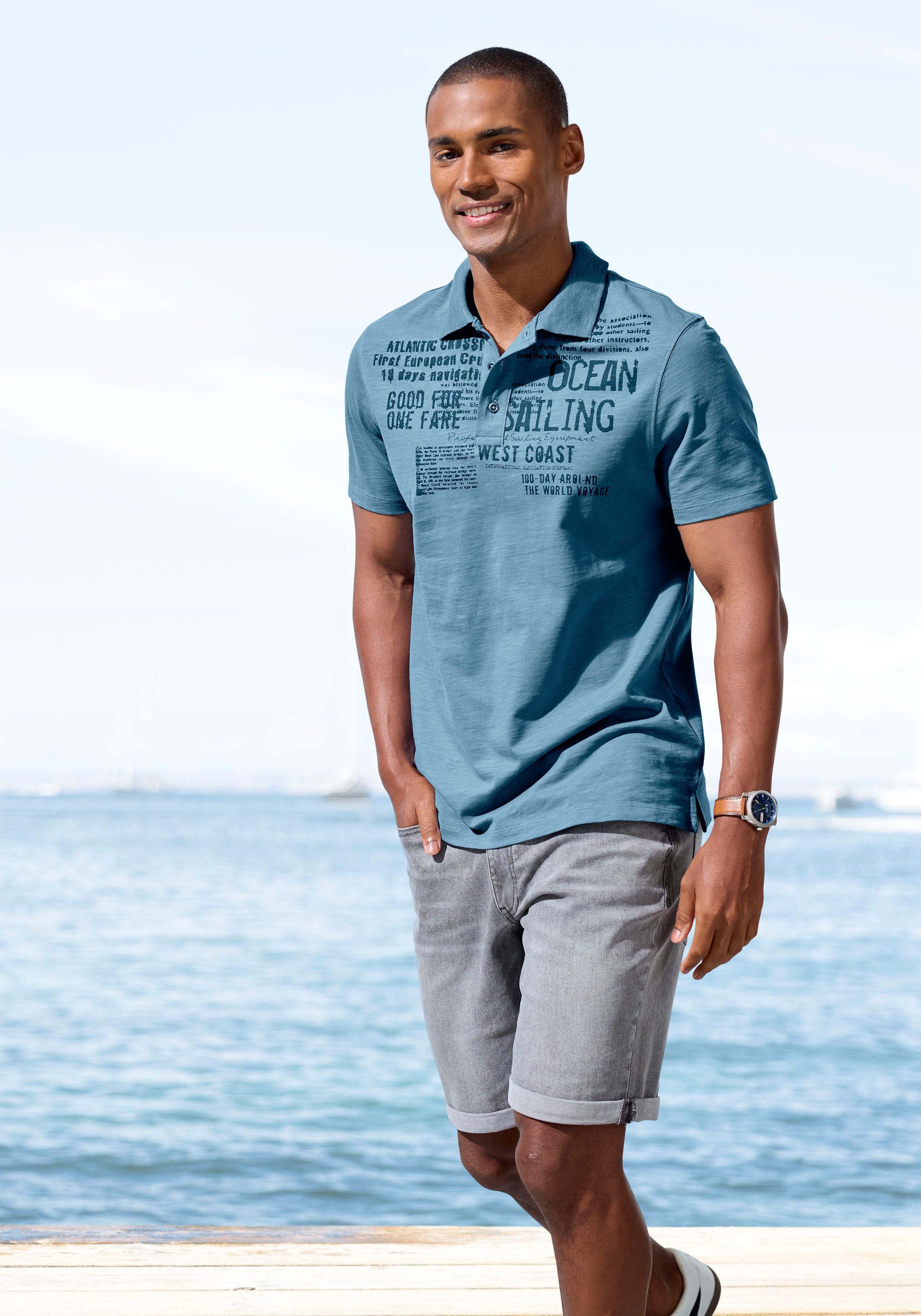 John Devin Poloshirt Met print