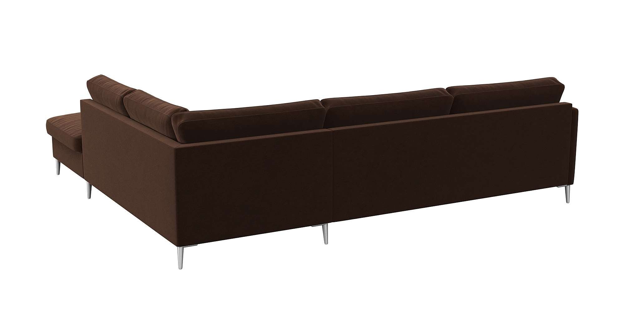 FLEXLUX Hoekbank Fiore, L-vorm, comfortabel en aangenaam door hoogwaardige zitopbouw