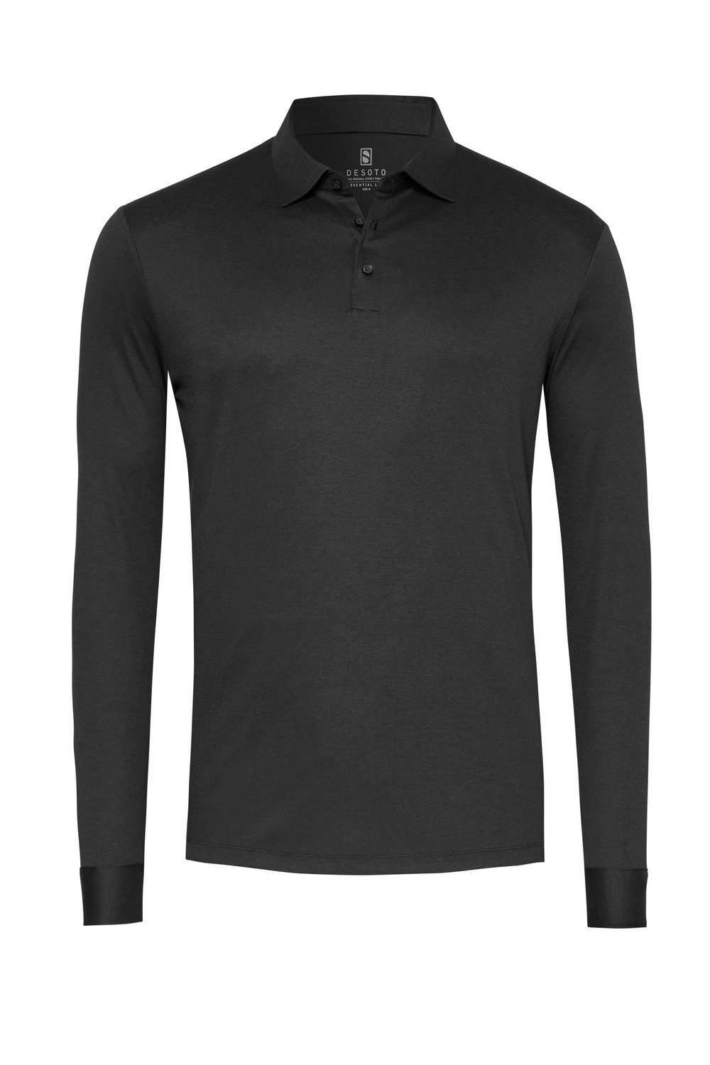 Desoto Poloshirt met lange mouwen Essentieel Polo Kent 1/1