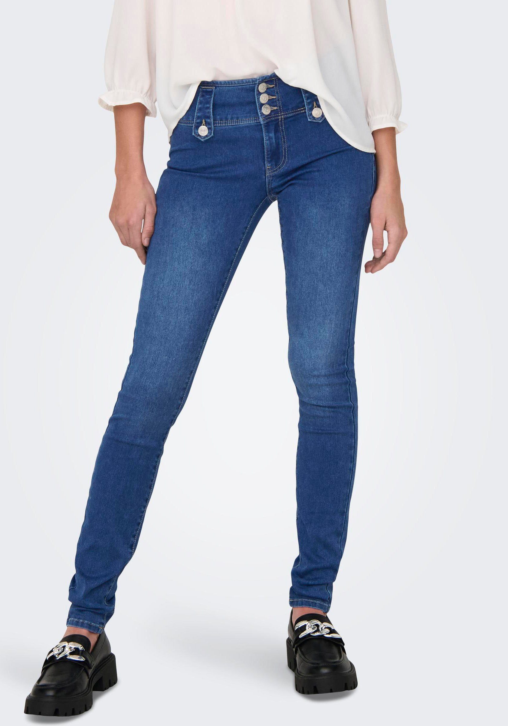 Only Skinny fit jeans ONLROYAL REG SK VIS BUT DET DNM PIM