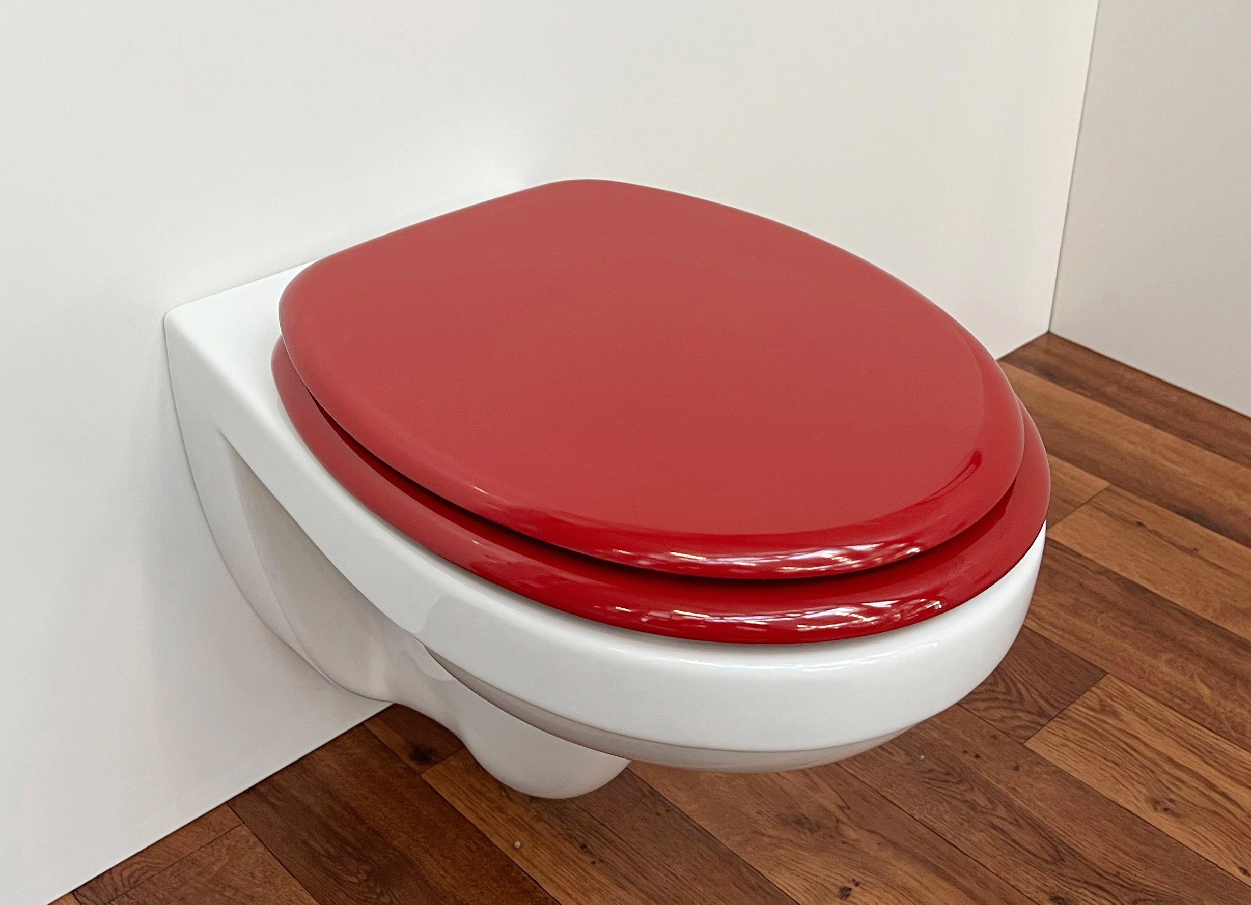ADOB Toiletzitting uiterst stabiel, messing verchroomde scharnieren