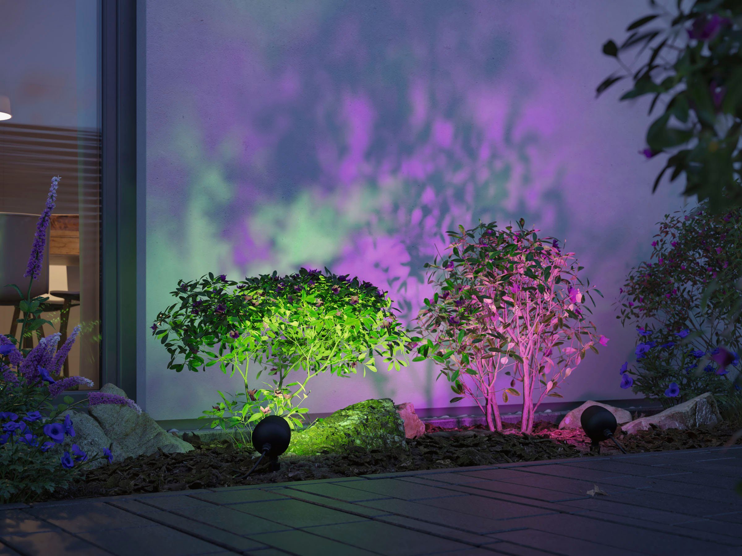 Paulmann Led-tuinverlichting Buiten Plug & Shine Spot Kikolo RGBW ZigBee (1 stuk)