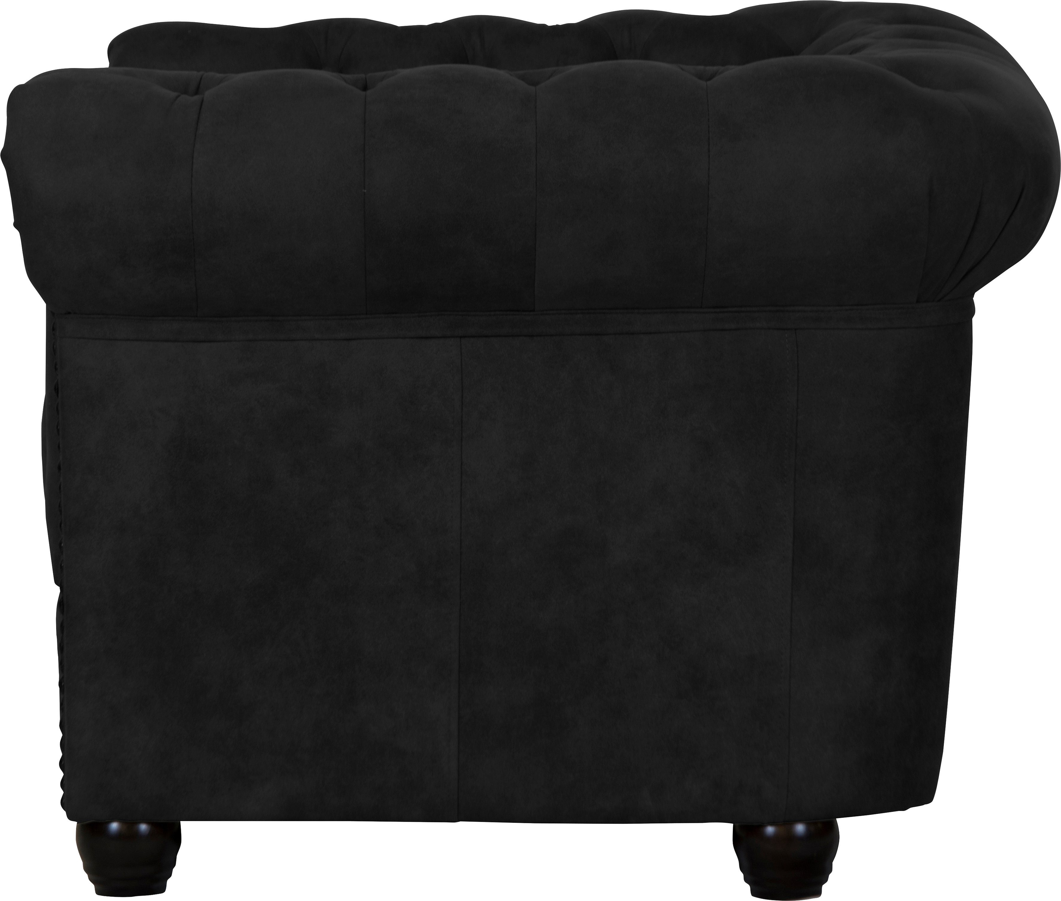 Home affaire Chesterfield-fauteuil Rysum geschikt voor de "rysum" serie b / d / h: 94/86/72 cm