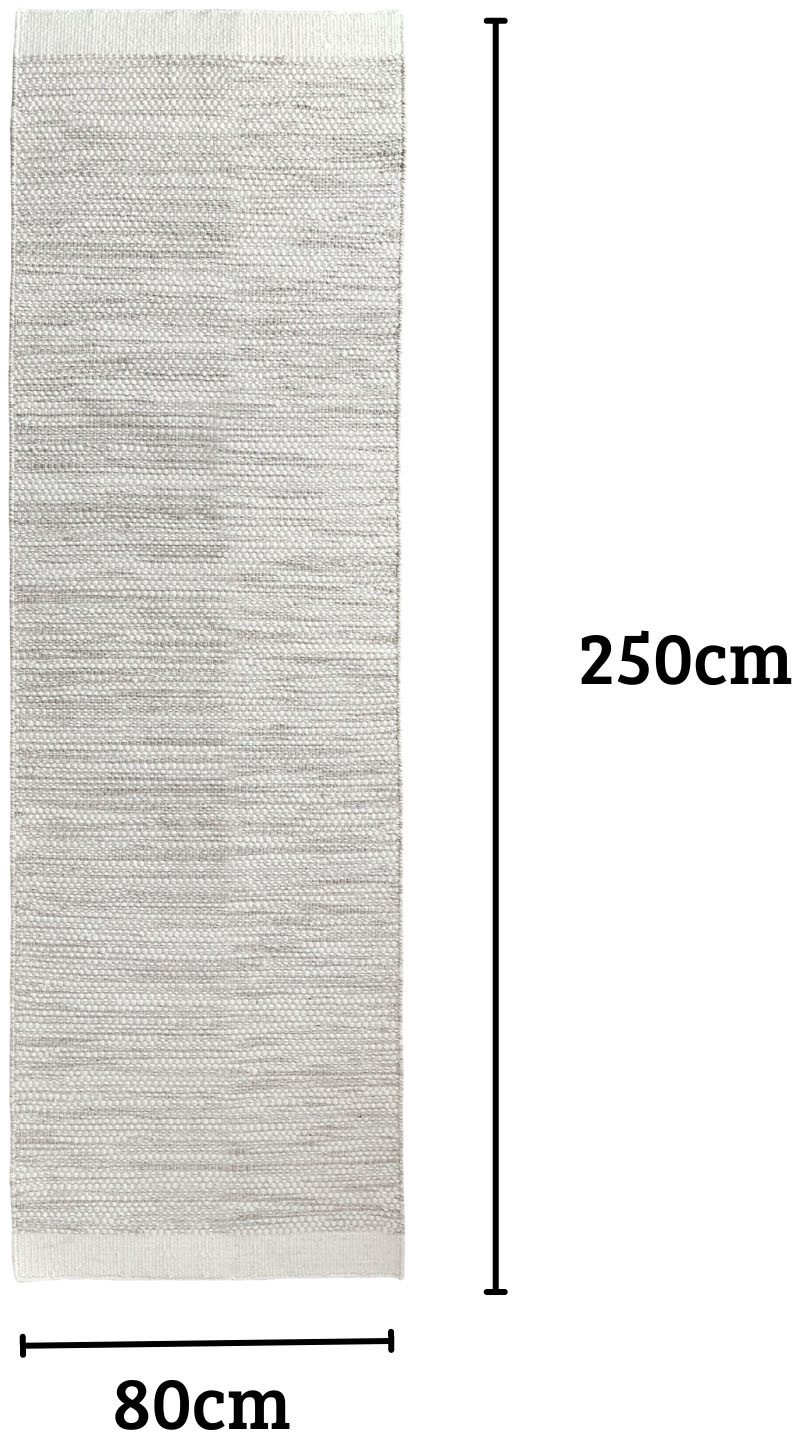 my home Set slaapkamerkleedjes Wolldroom Passie Omkeerbaar tapijt, handgeweven, gemêleerd uiterlijk, 100% wol, woonkamer