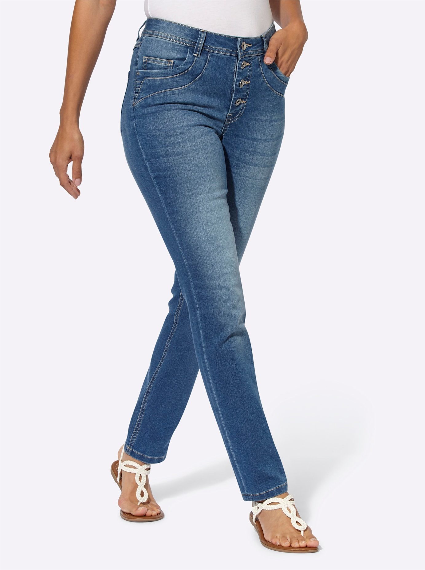 Casual Looks 5-pocket jeans