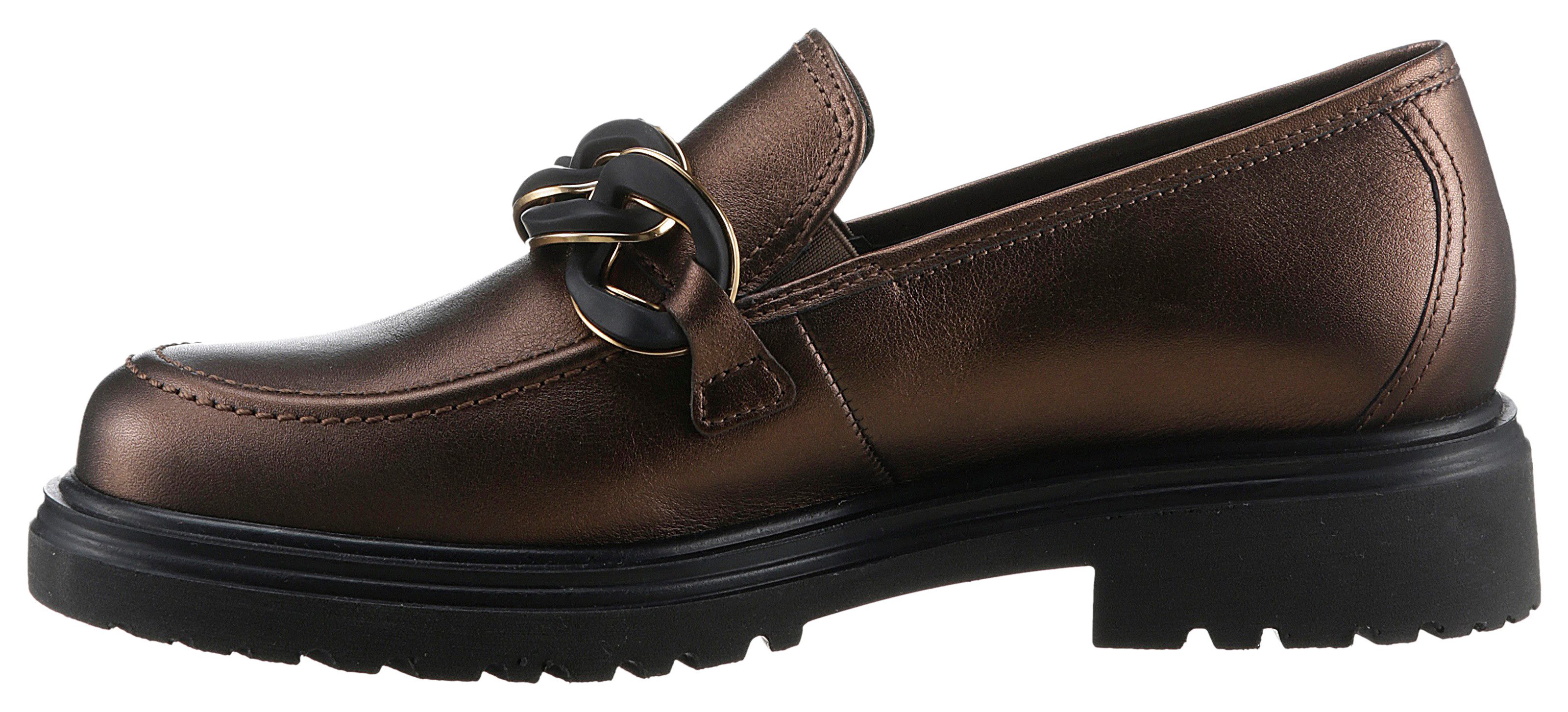 Gabor Loafers Davos , businessmode, slipper, instapschoen, lage schoen, breedte h (zeer breed)